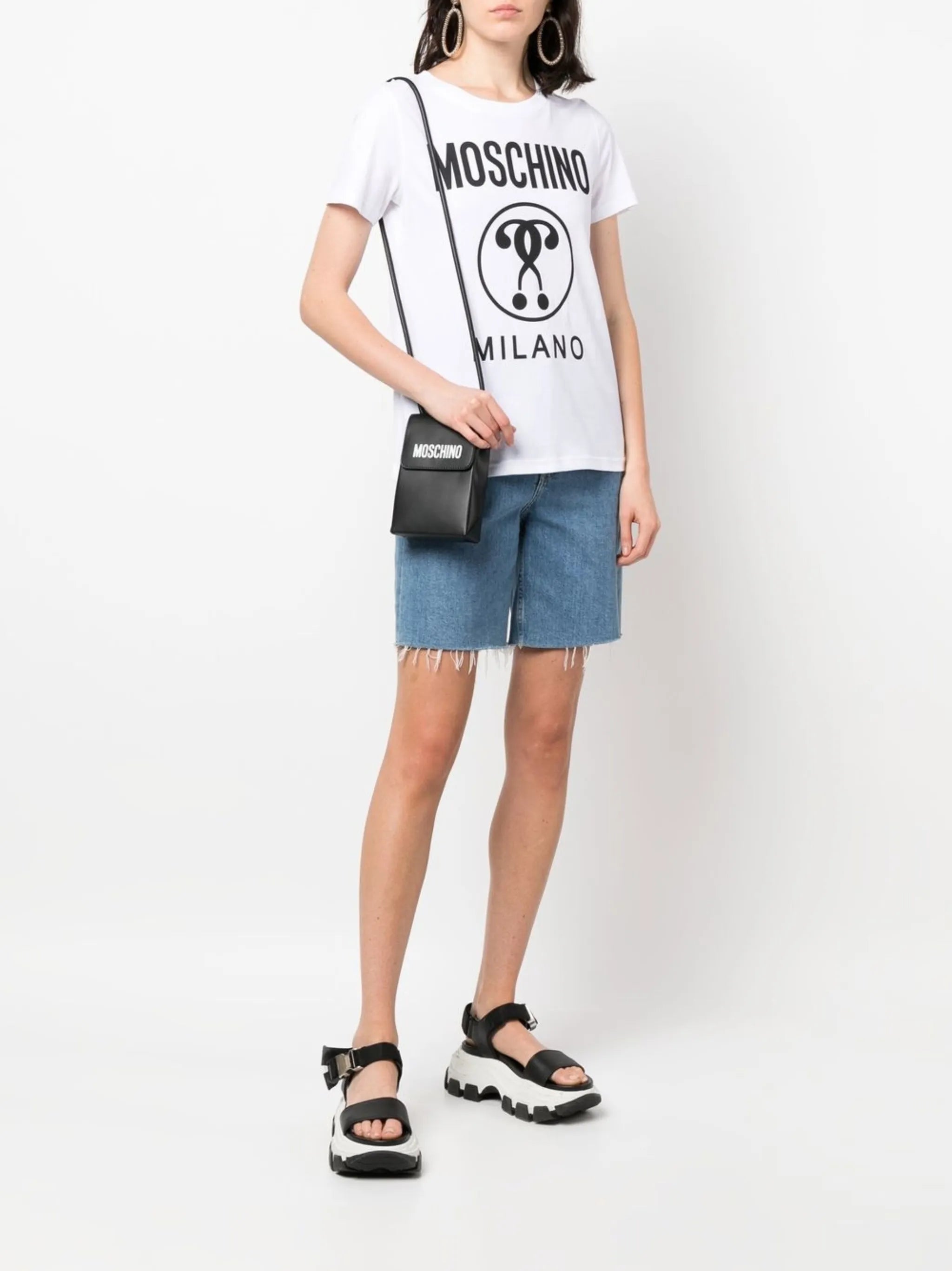 logo-print cotton T-shirt