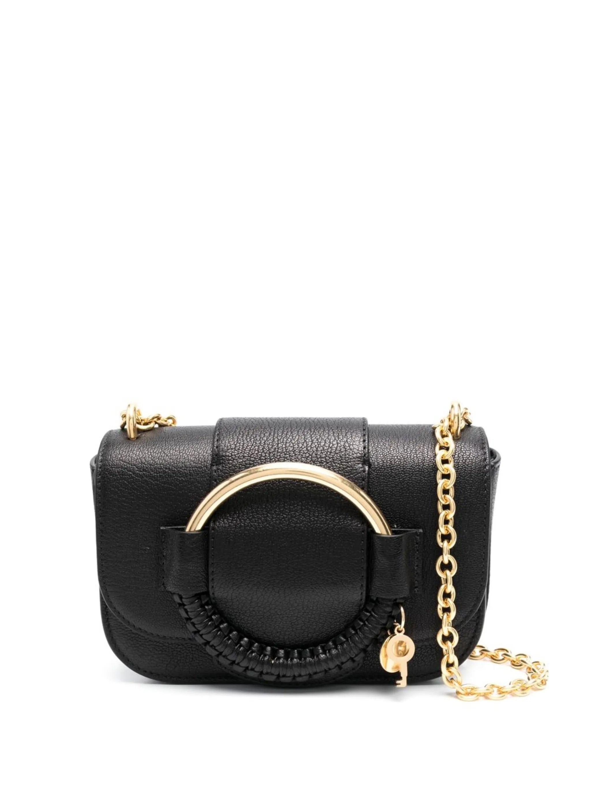 Hana leather shoulder bag