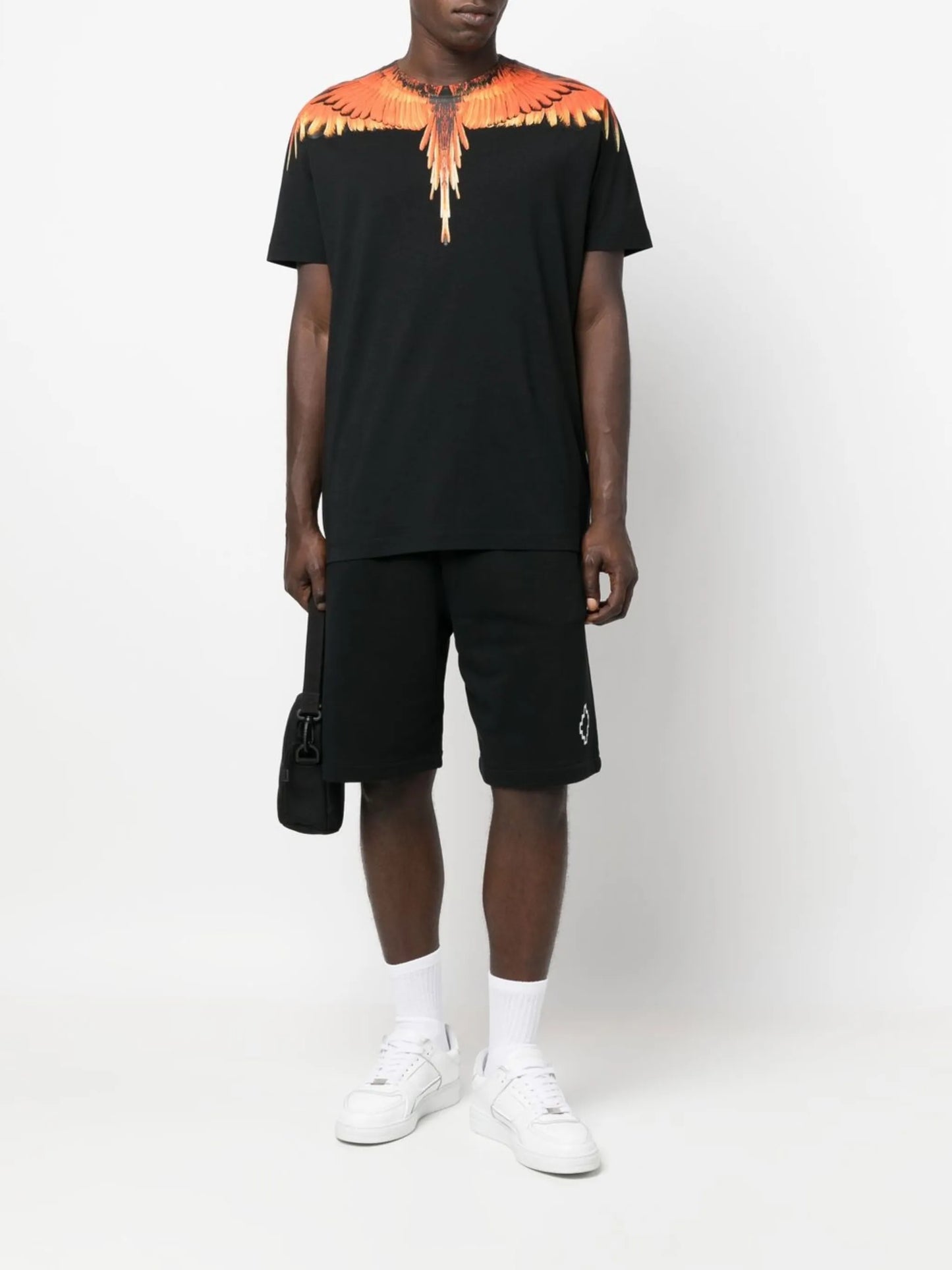 Wings print cotton T-shirt