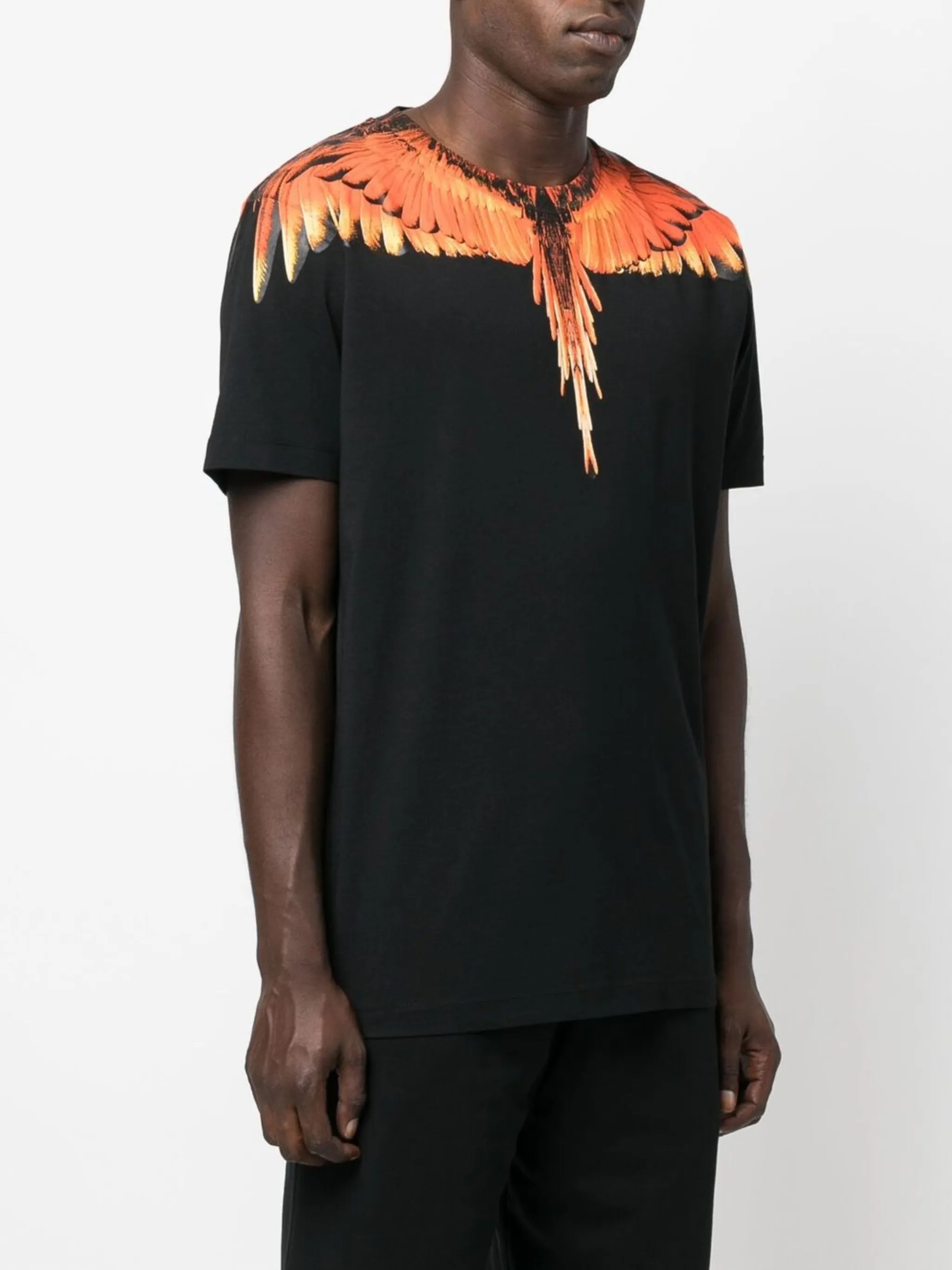 Wings print cotton T-shirt