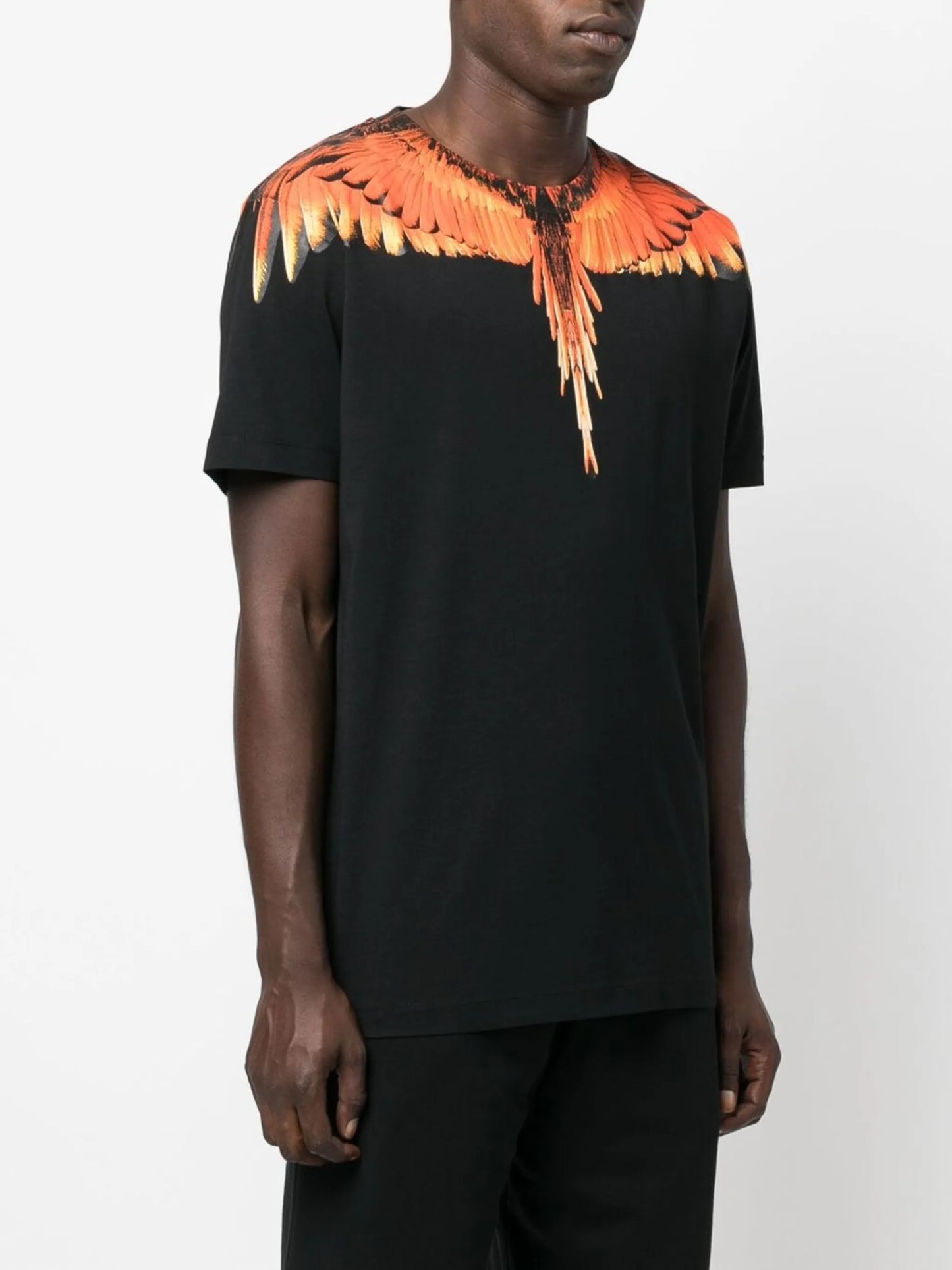 Wings print cotton T-shirt
