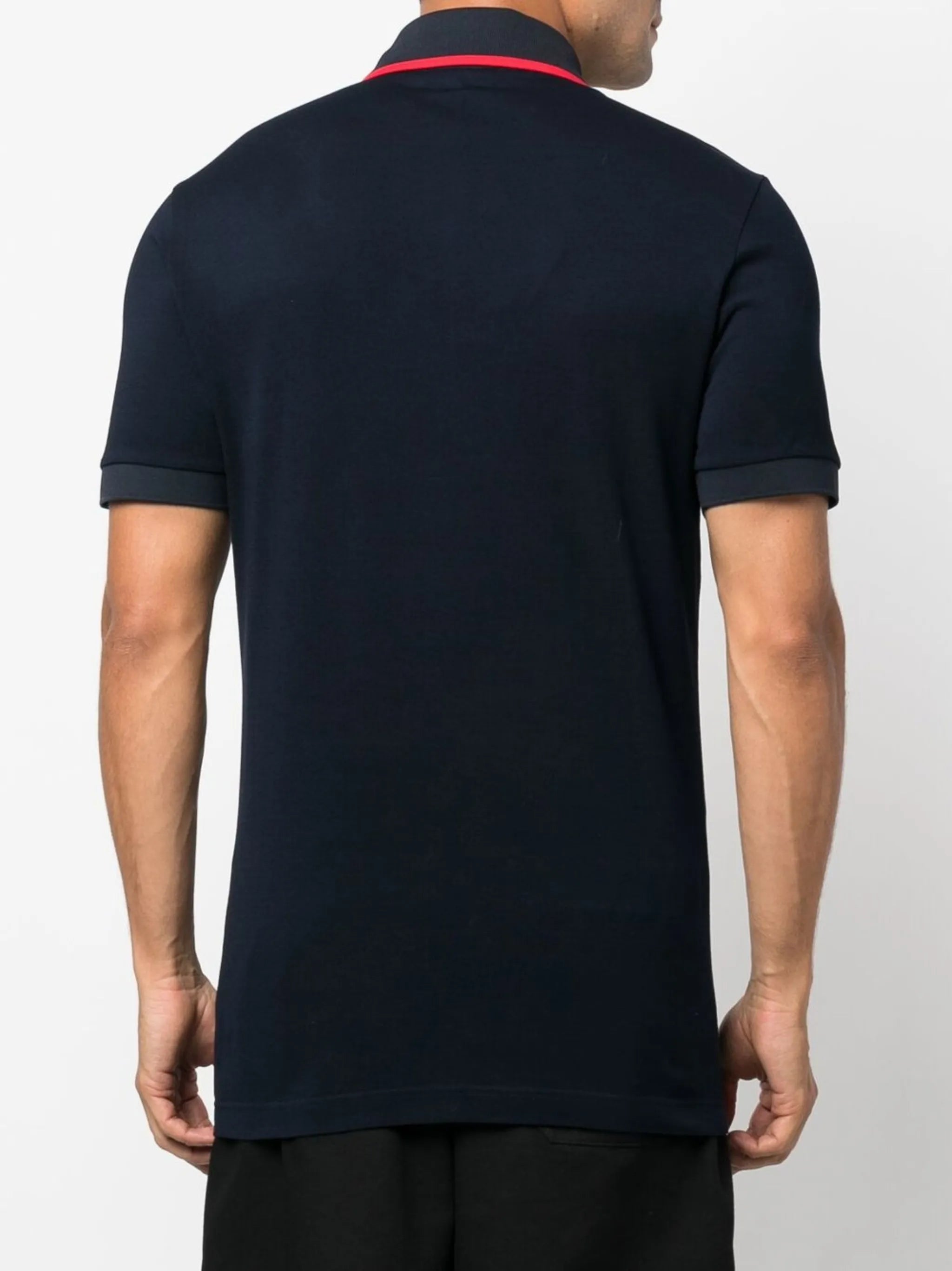 logo print polo shirt