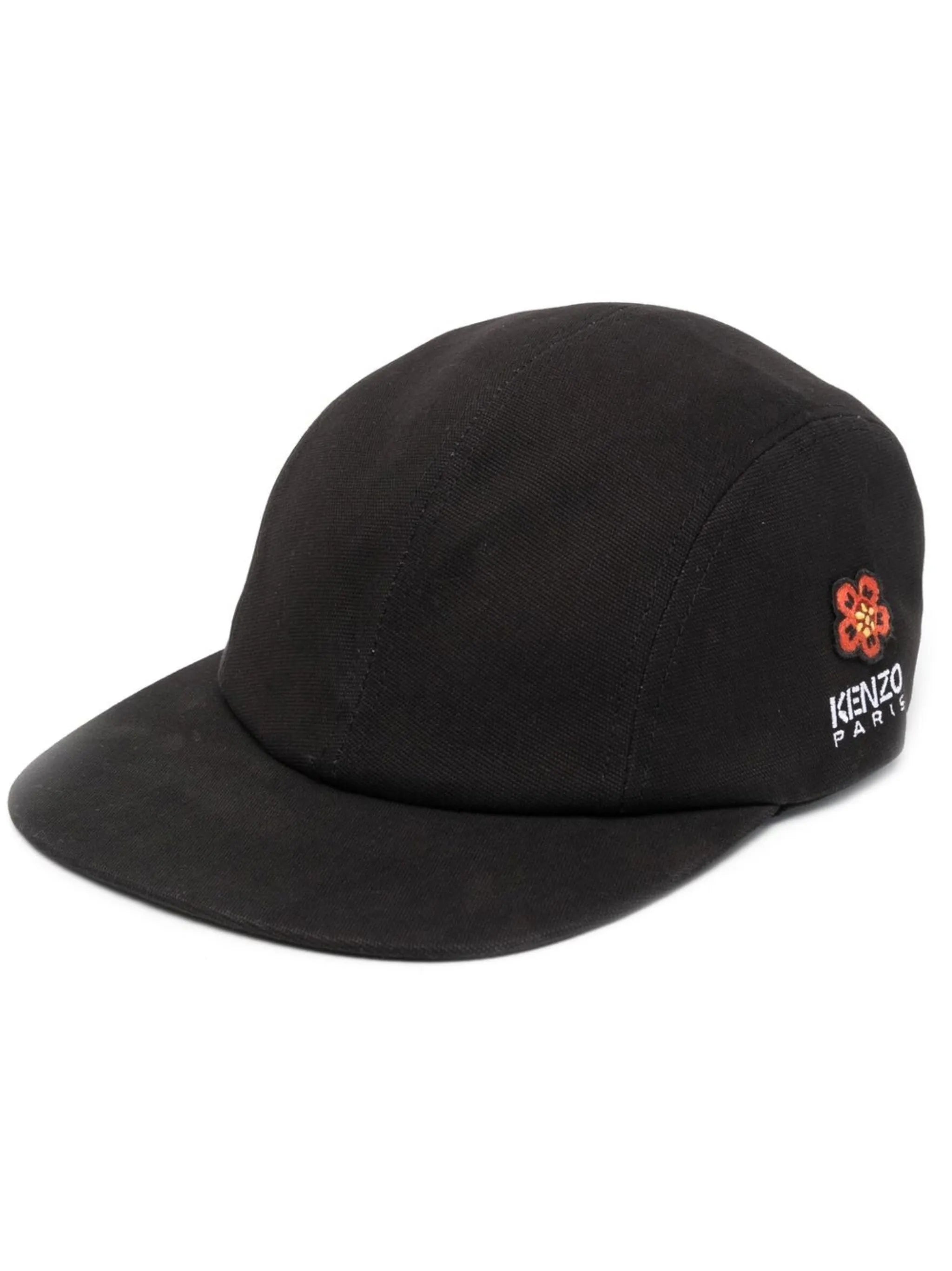 side embroidered-logo detail baseball cap