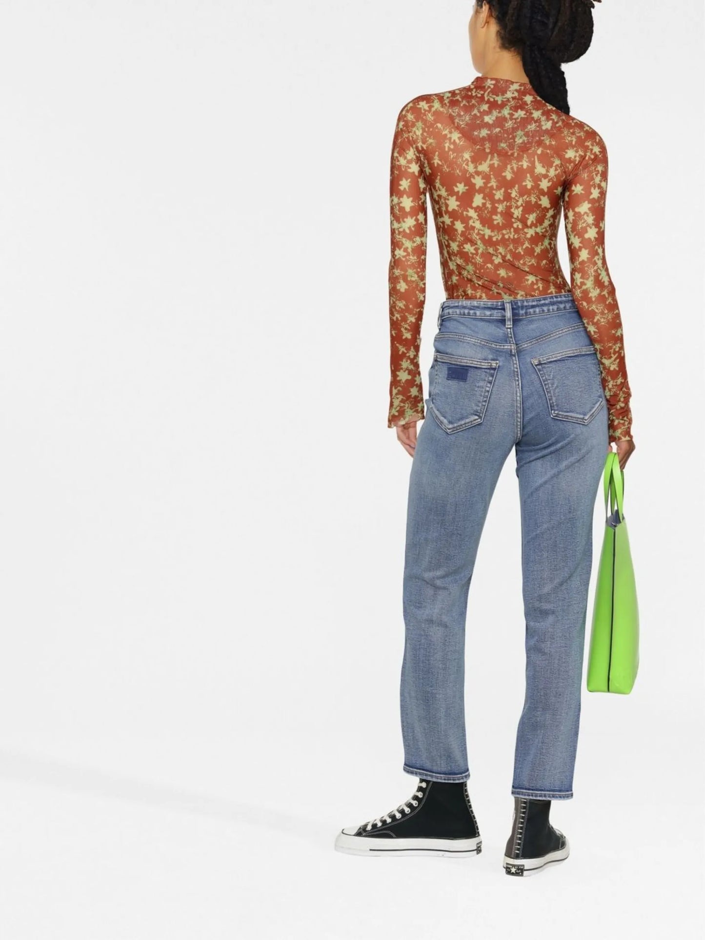Cutye straight-leg cropped jeans