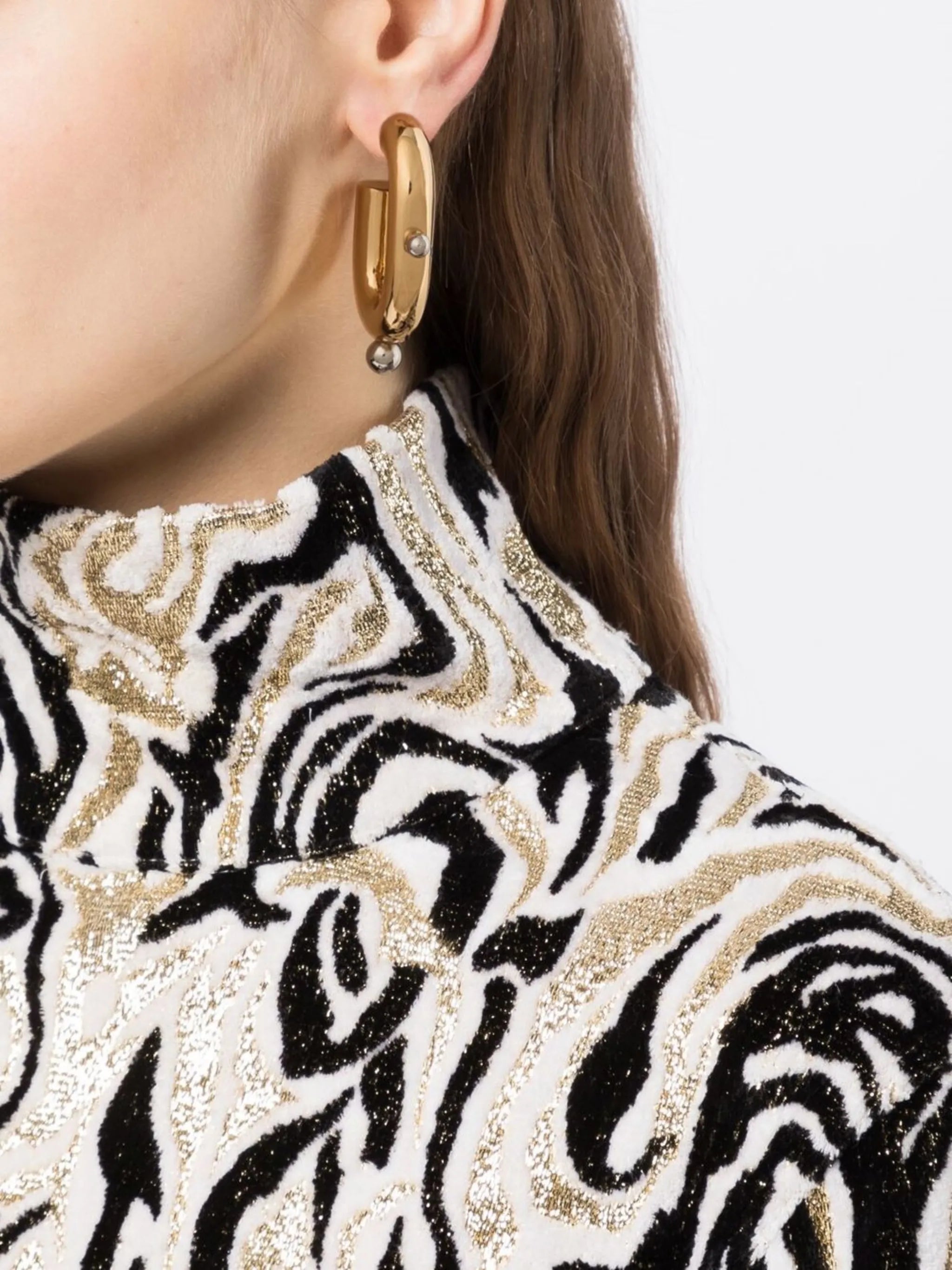 XL Link hoop earrings