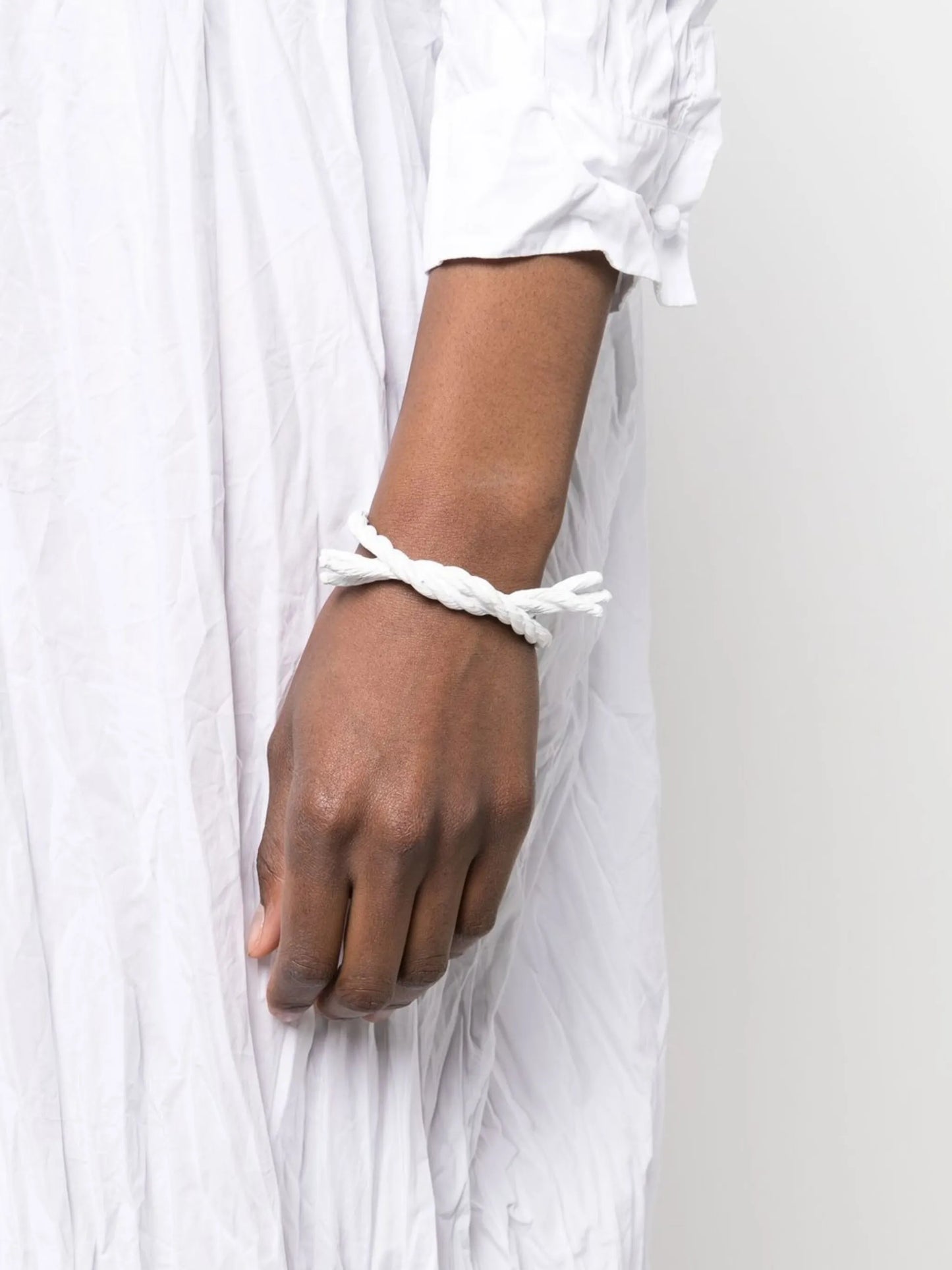 Yarn cuff bracelet