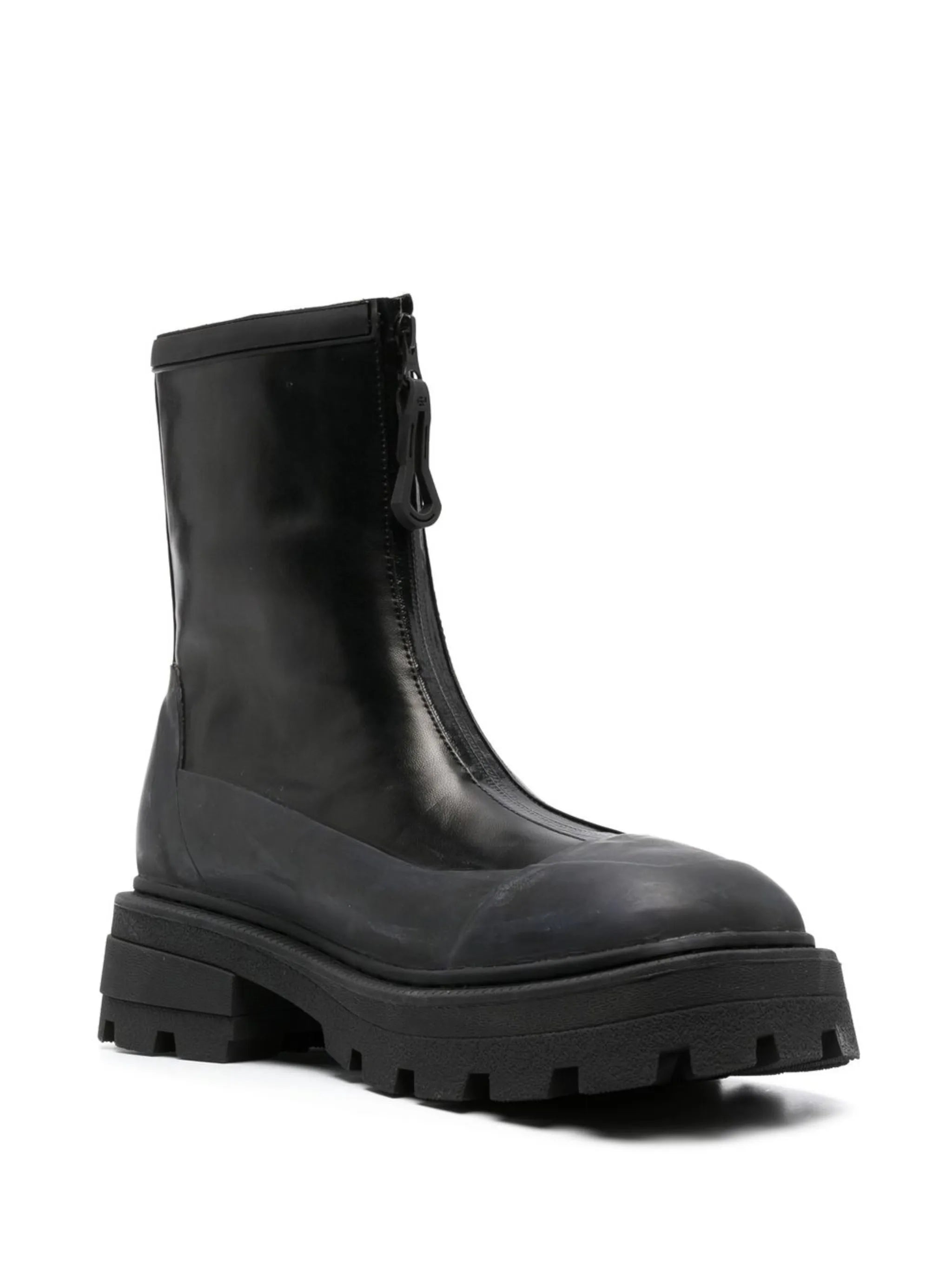 Aquari zipped ankle boots