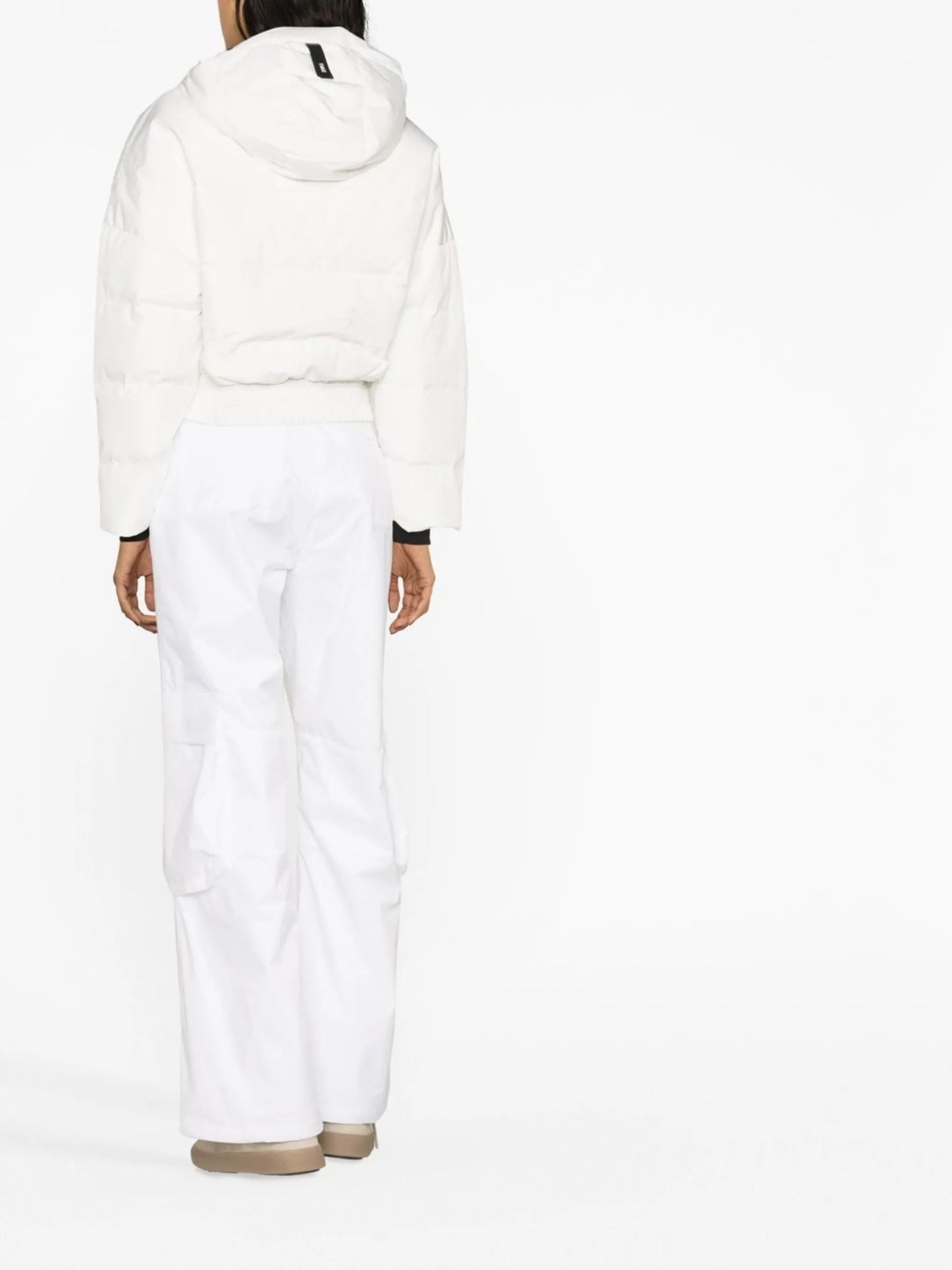 cargo high-waisted track pants