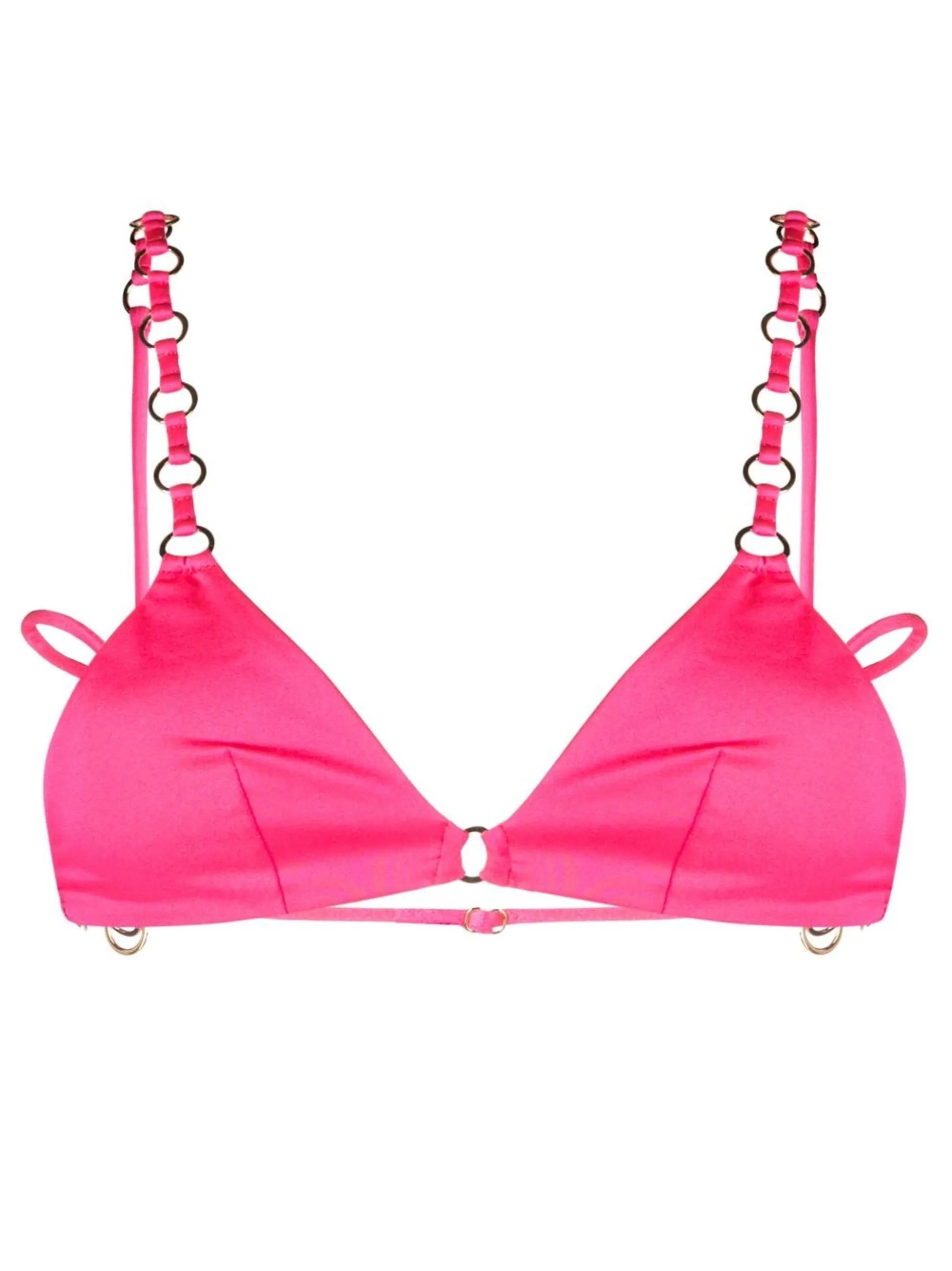 Ashia satin bikini top