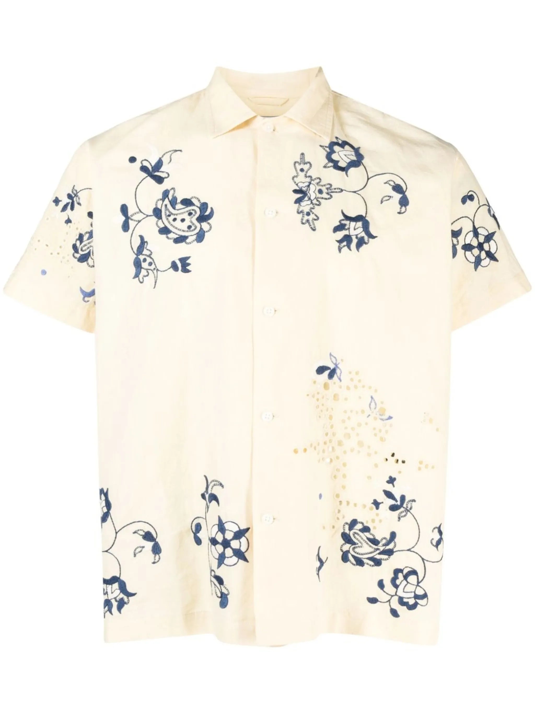 embroidered floral shirt