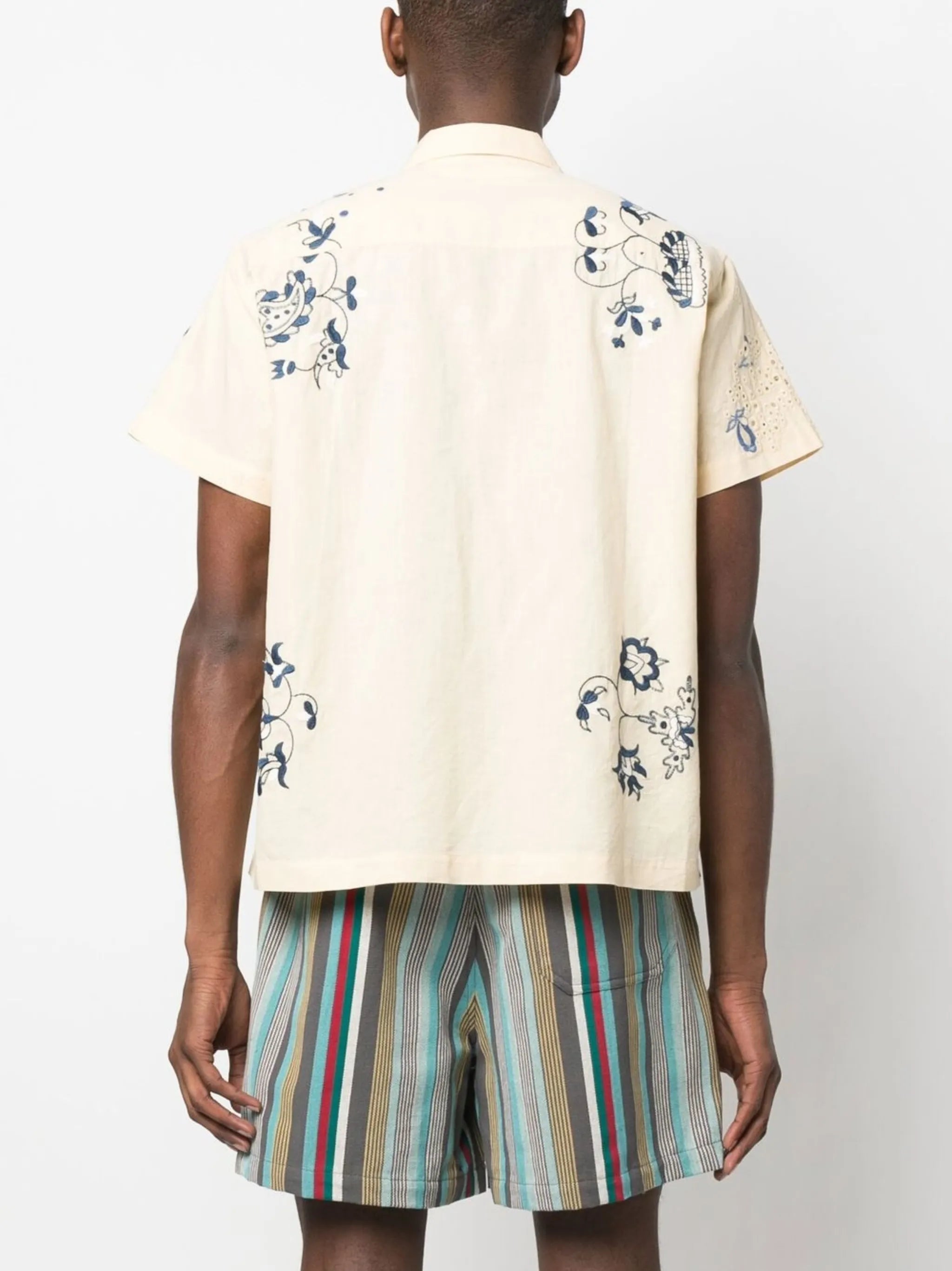 embroidered floral shirt