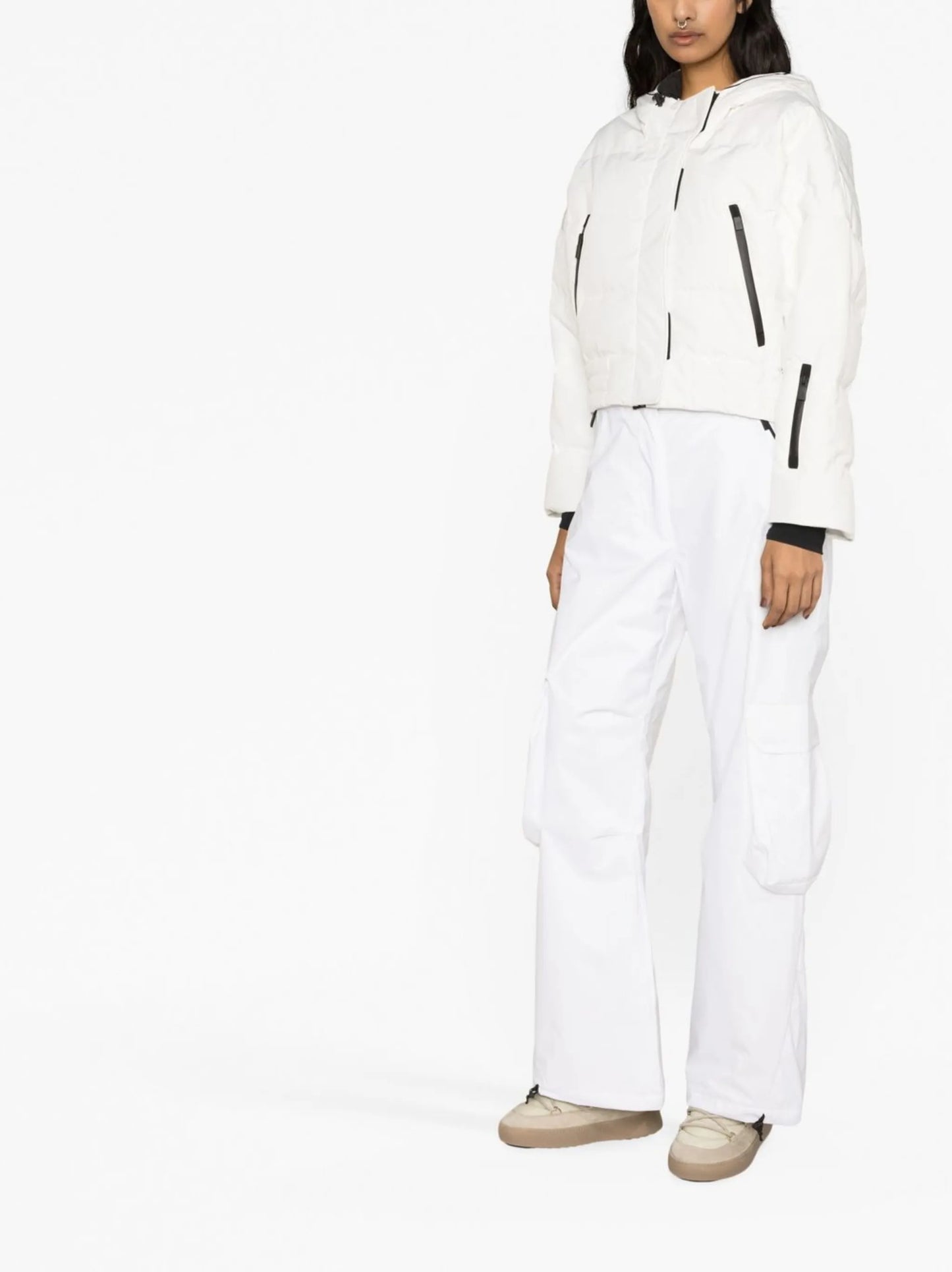 cropped puffer jacket