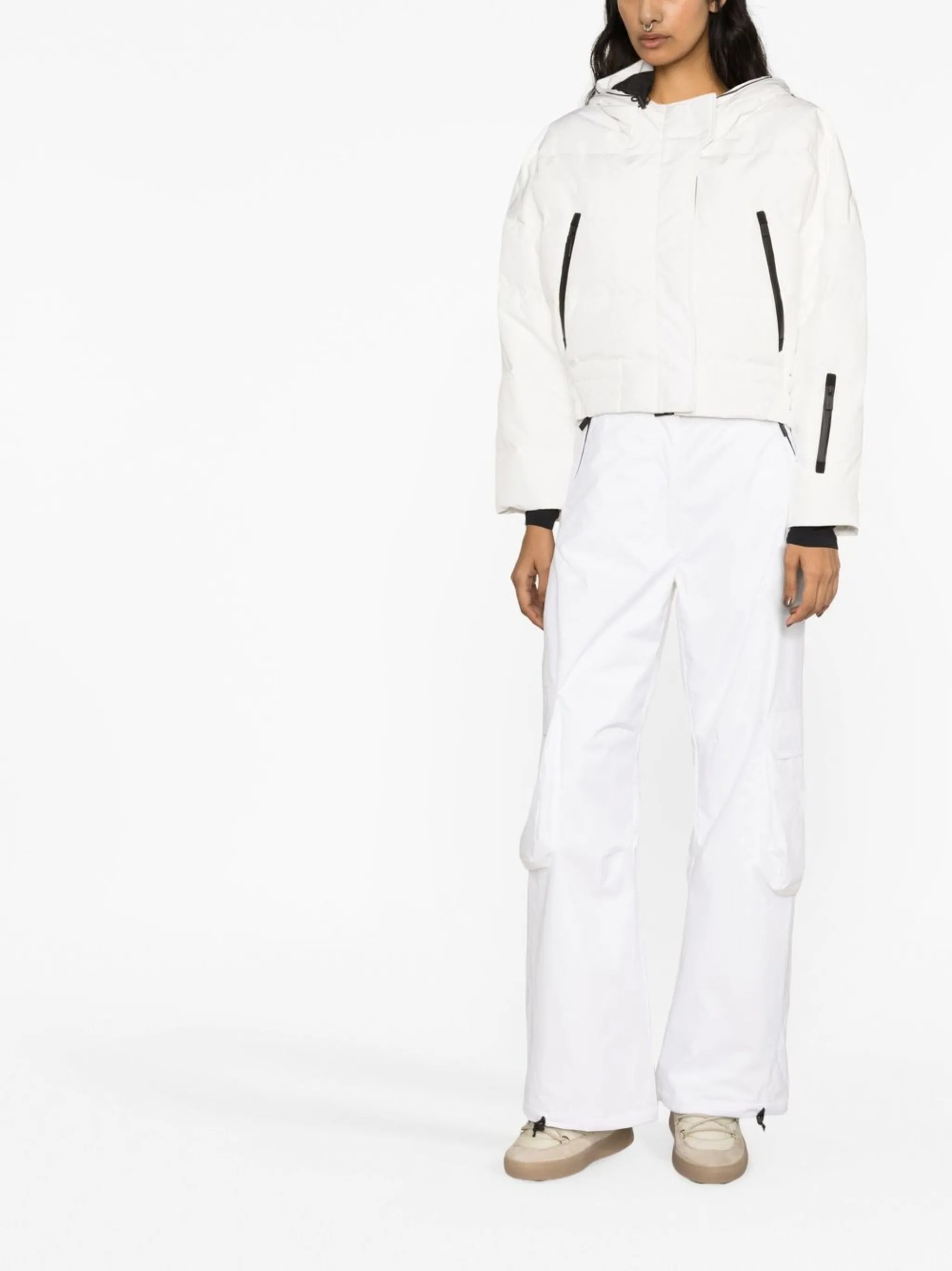 cropped puffer jacket