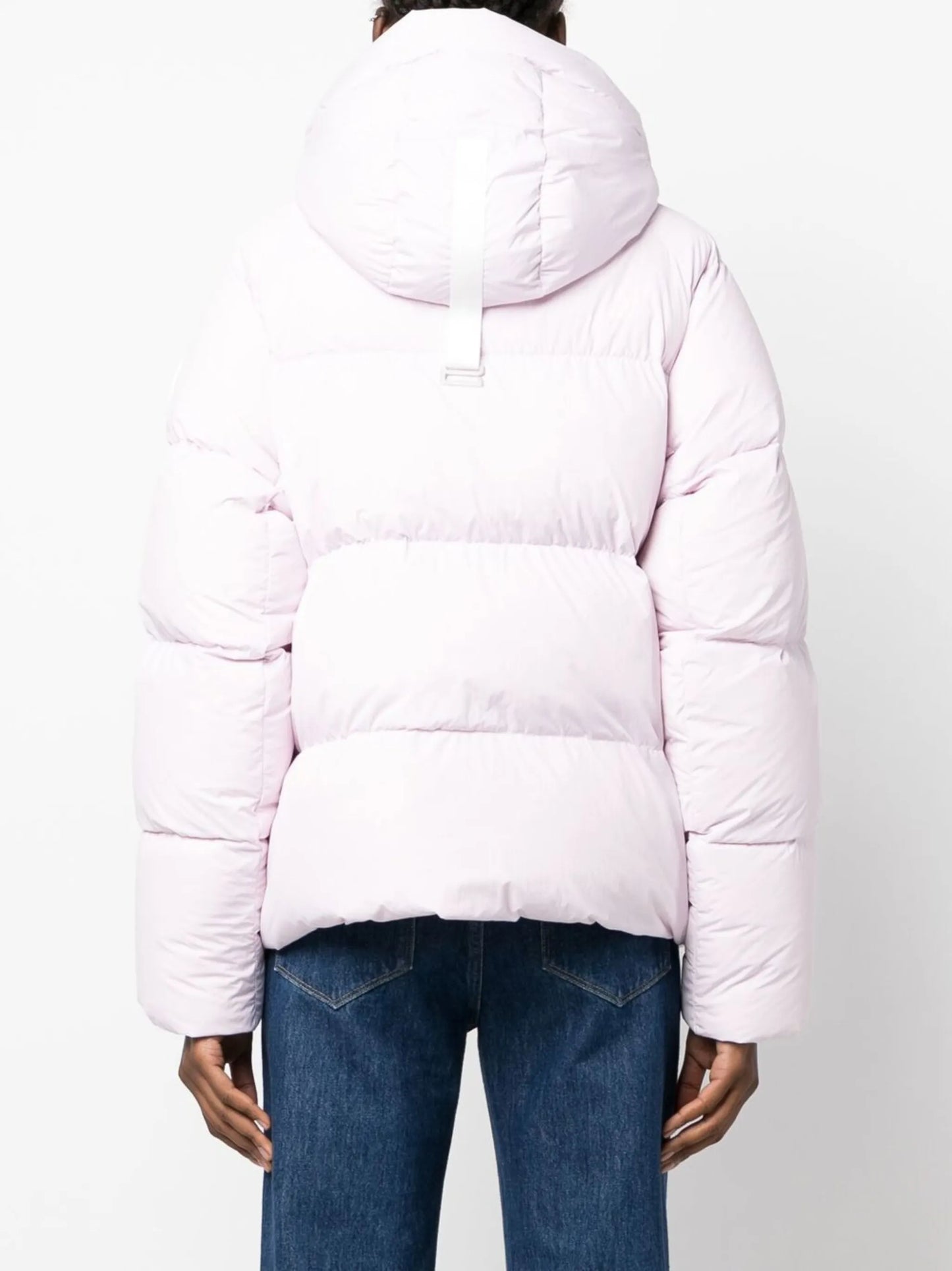 logo-patch padded jacket