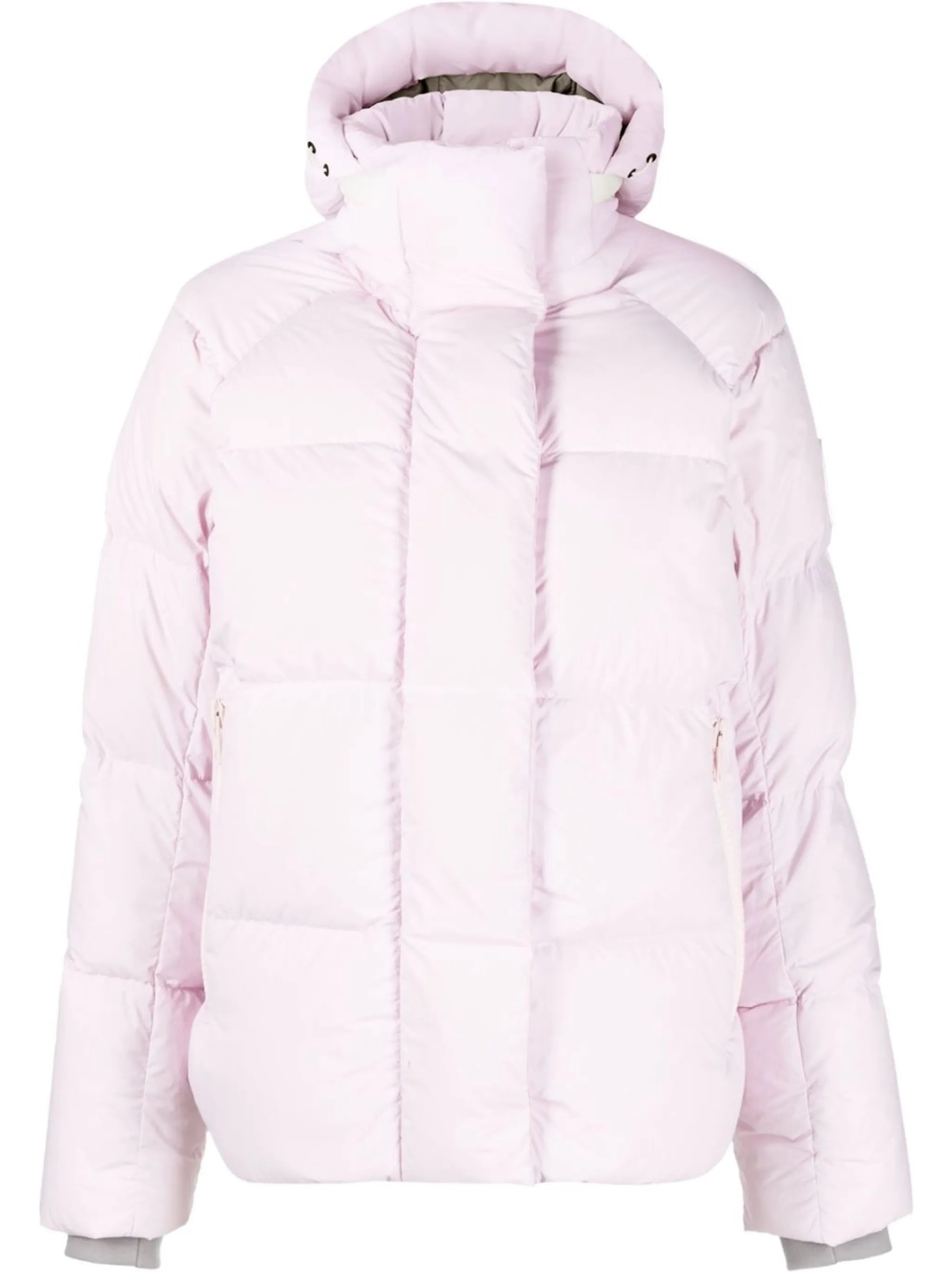 logo-patch padded jacket