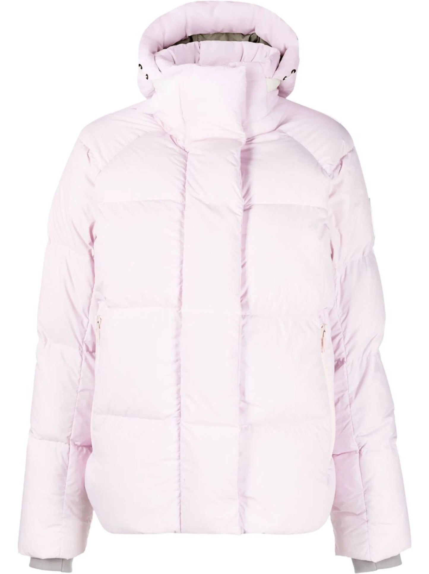 logo-patch padded jacket