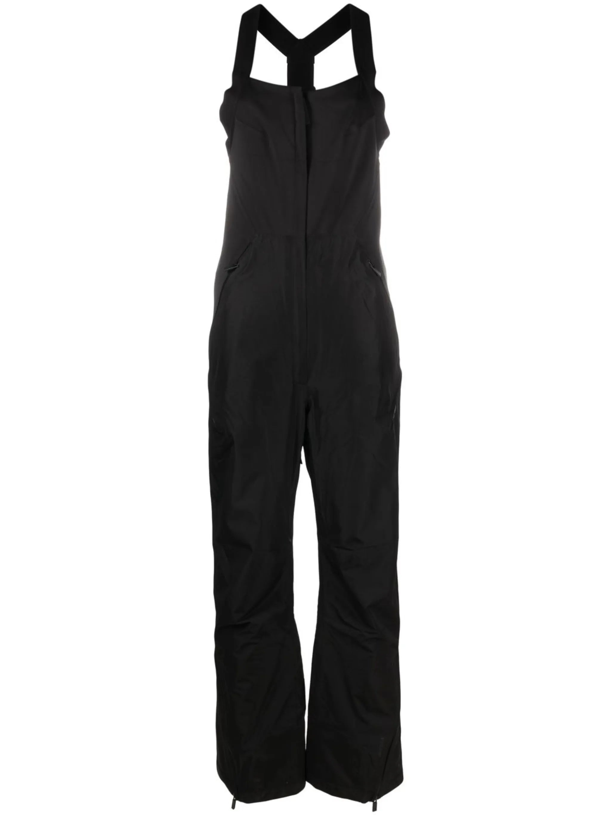 straight-leg ski salopettes