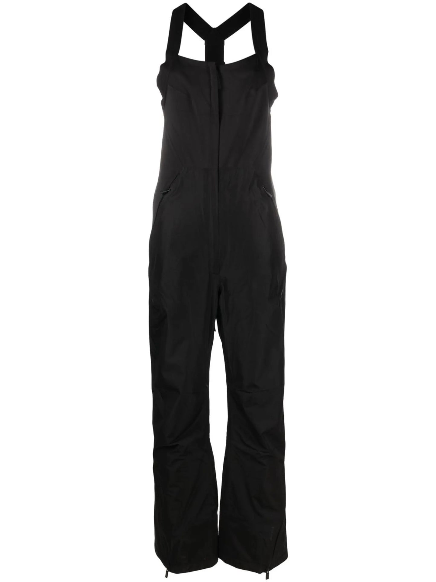 straight-leg ski salopettes