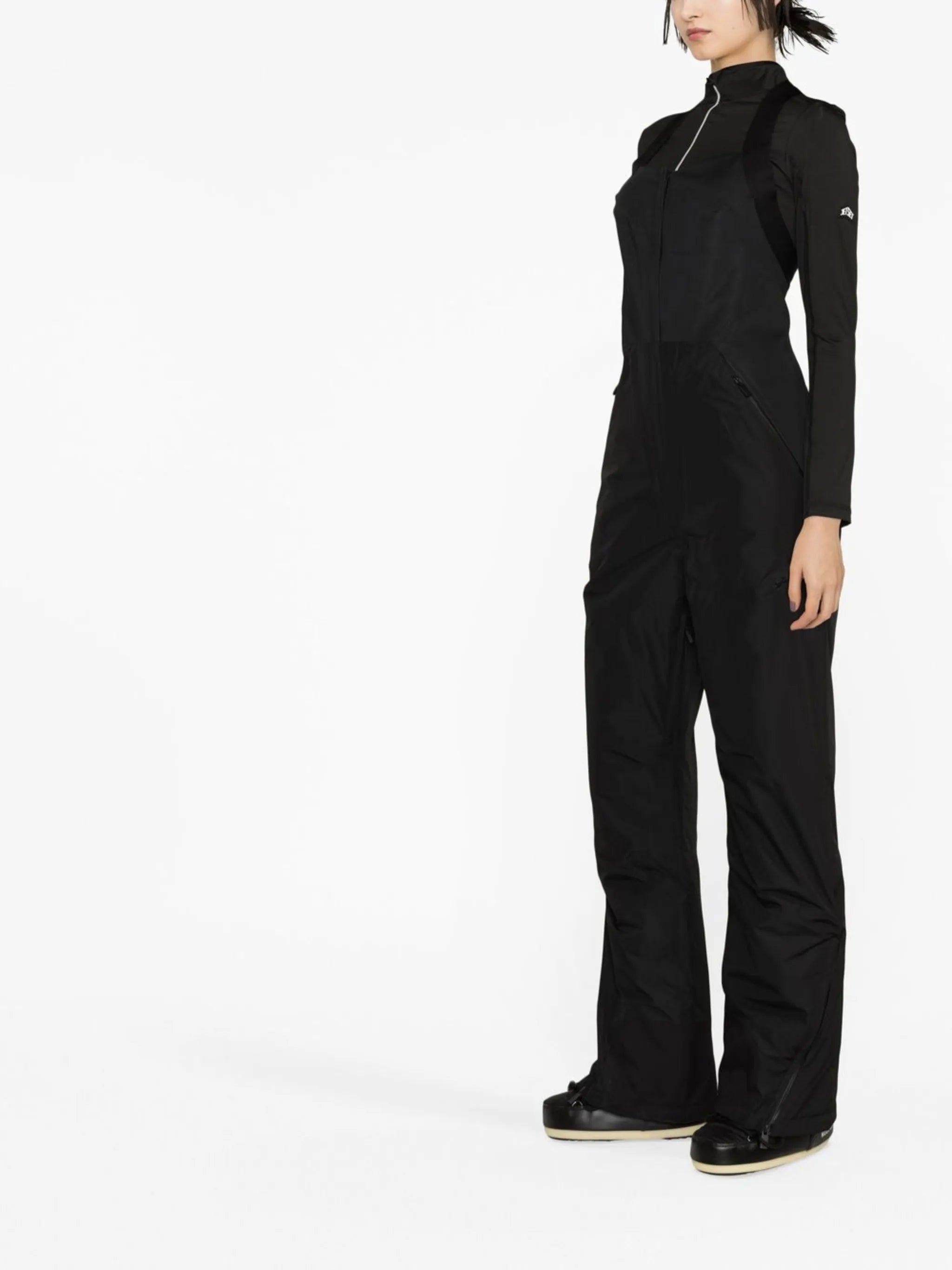 straight-leg ski salopettes