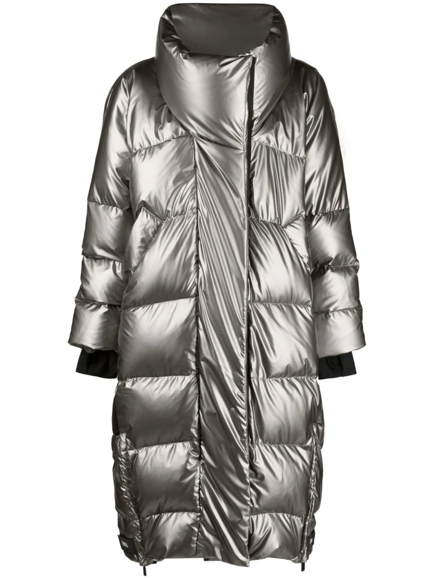 funnel-neck padded coat