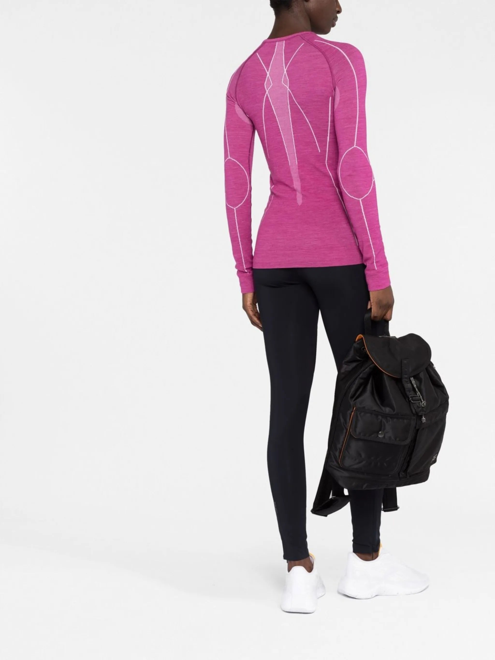 Skiing long-sleeve top