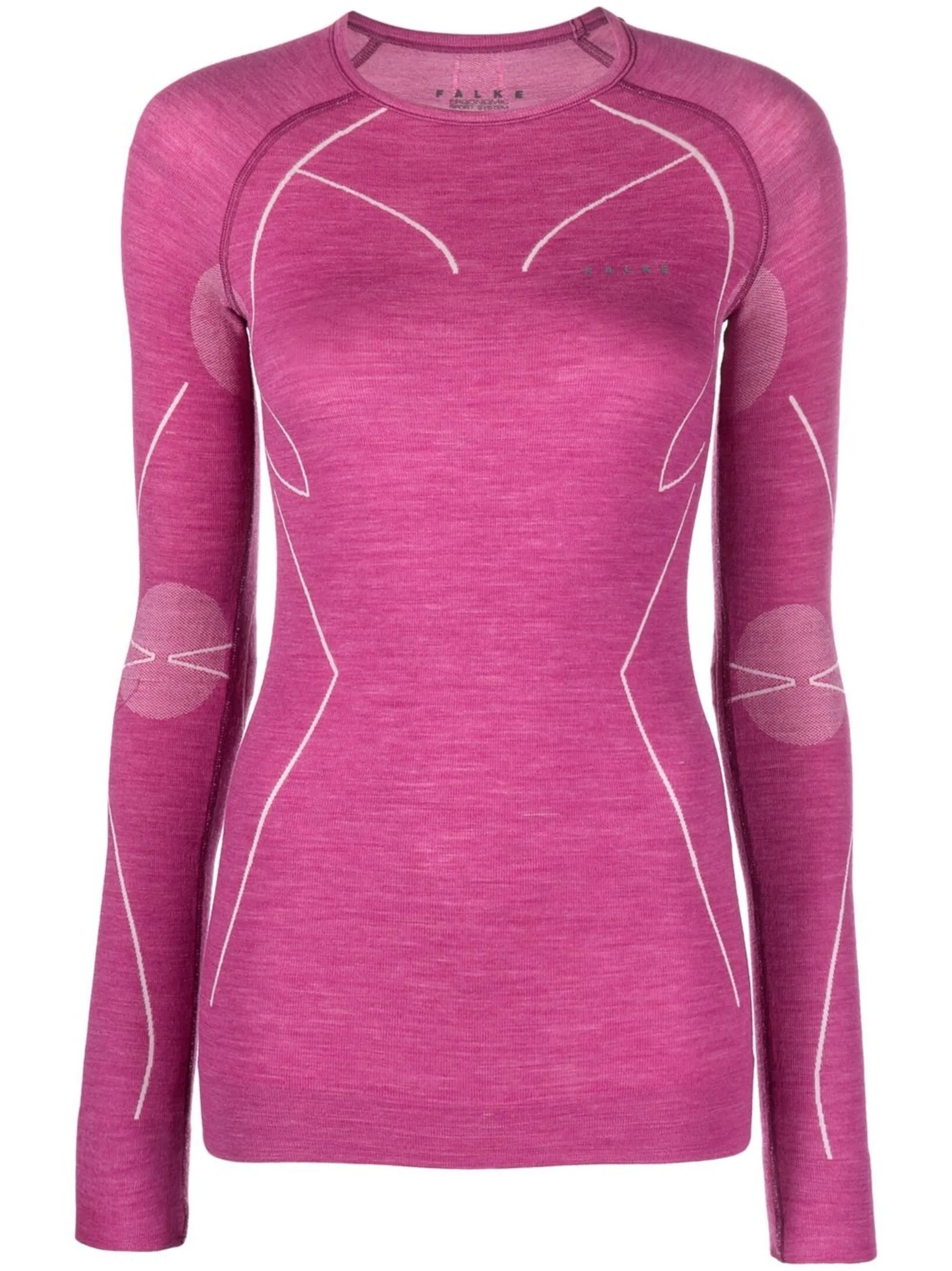 Skiing long-sleeve top