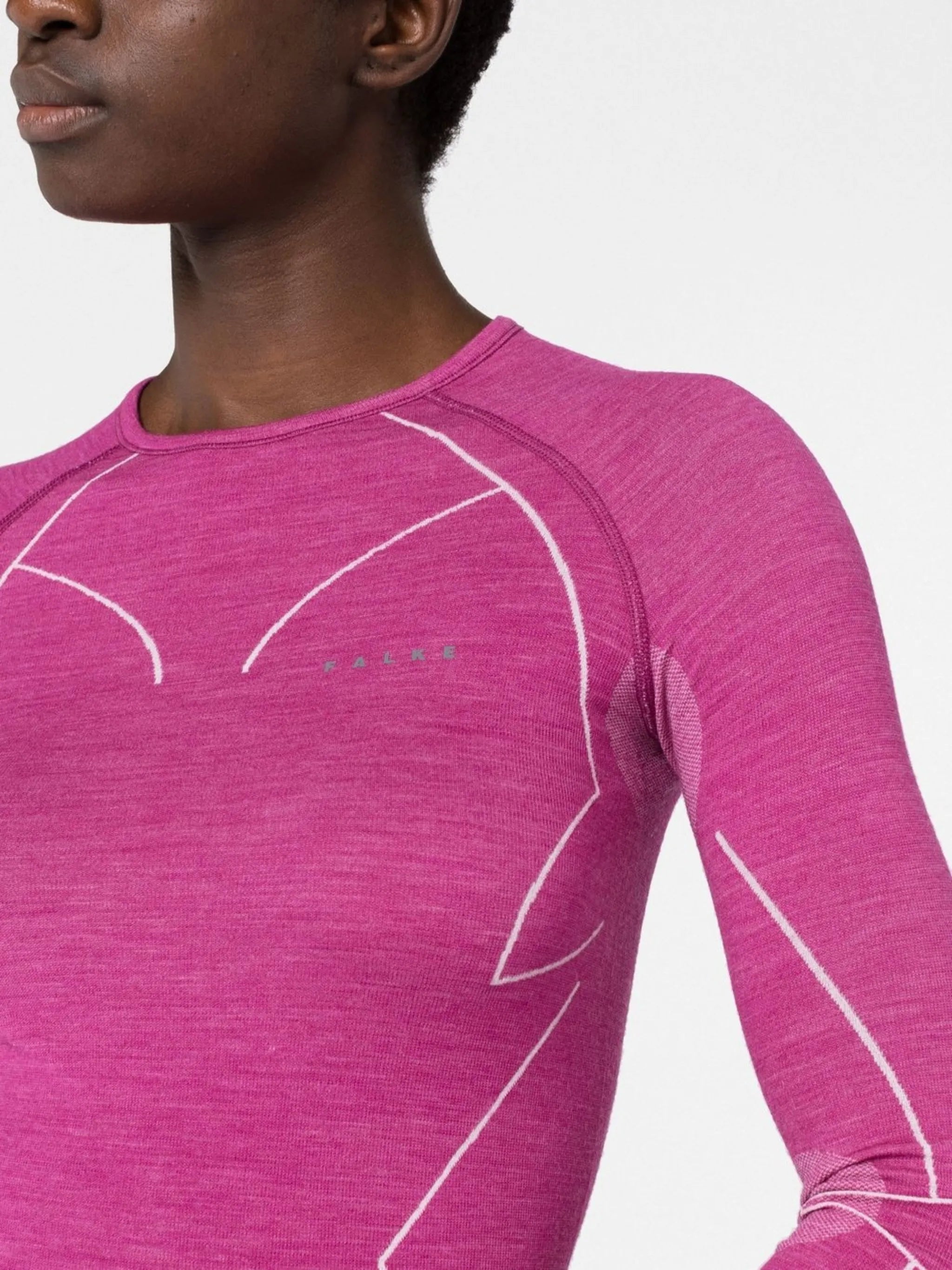 Skiing long-sleeve top