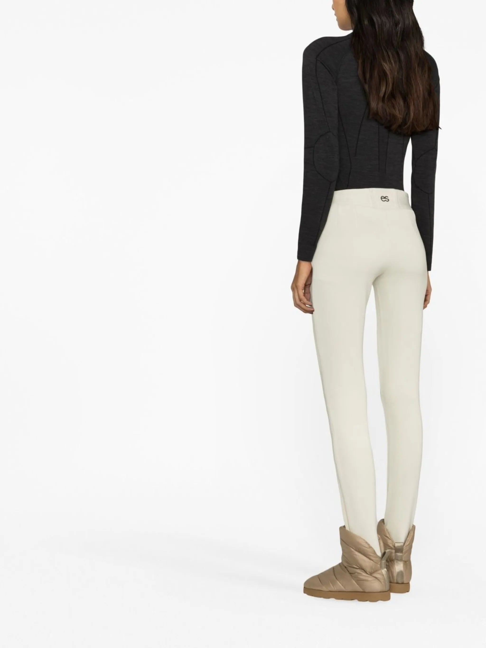 high-waisted ski leggings
