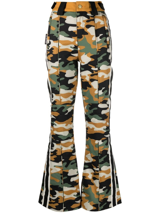 Chicane camouflage-print ski trousers