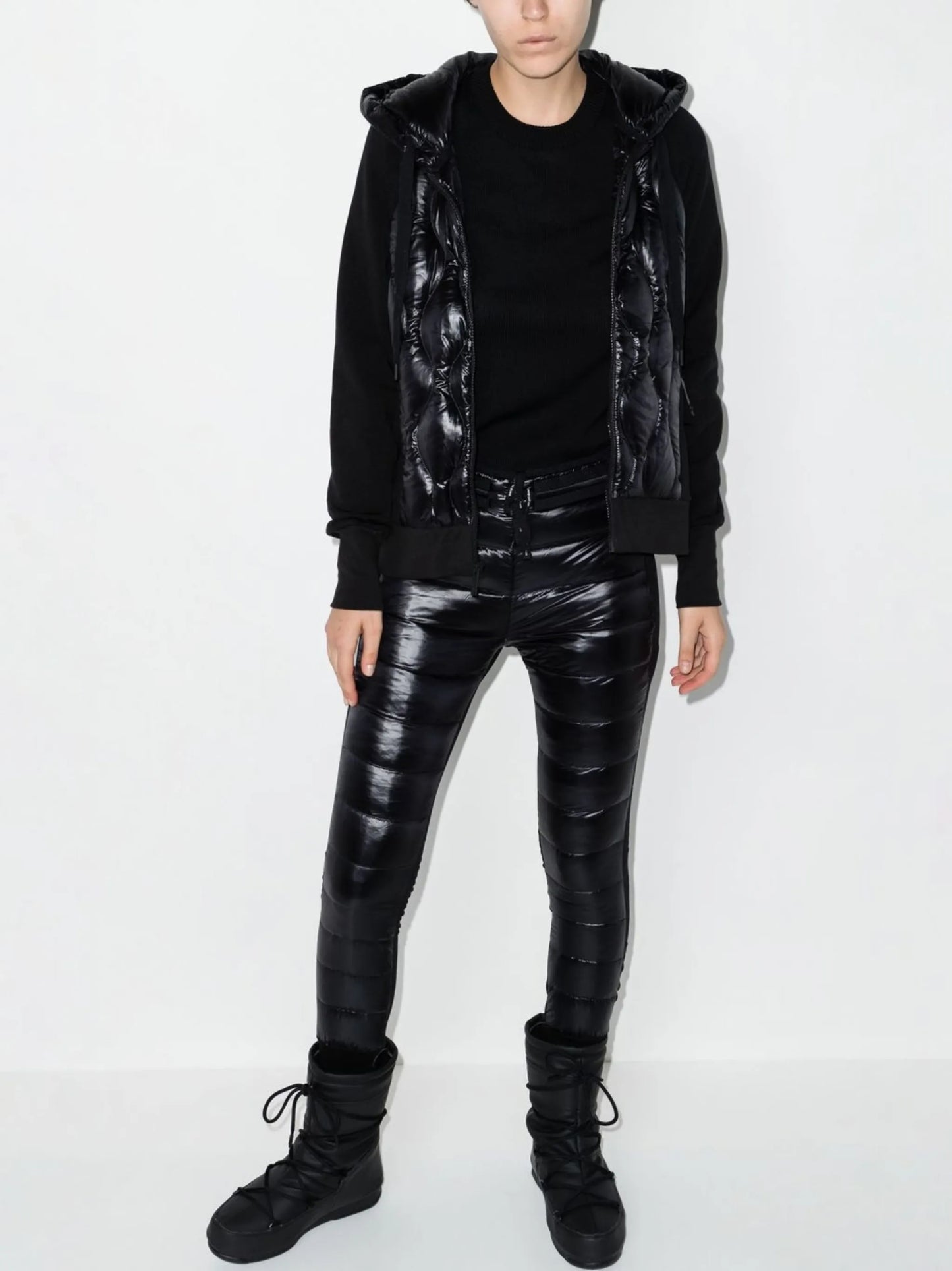 quilted zip-up hoodie