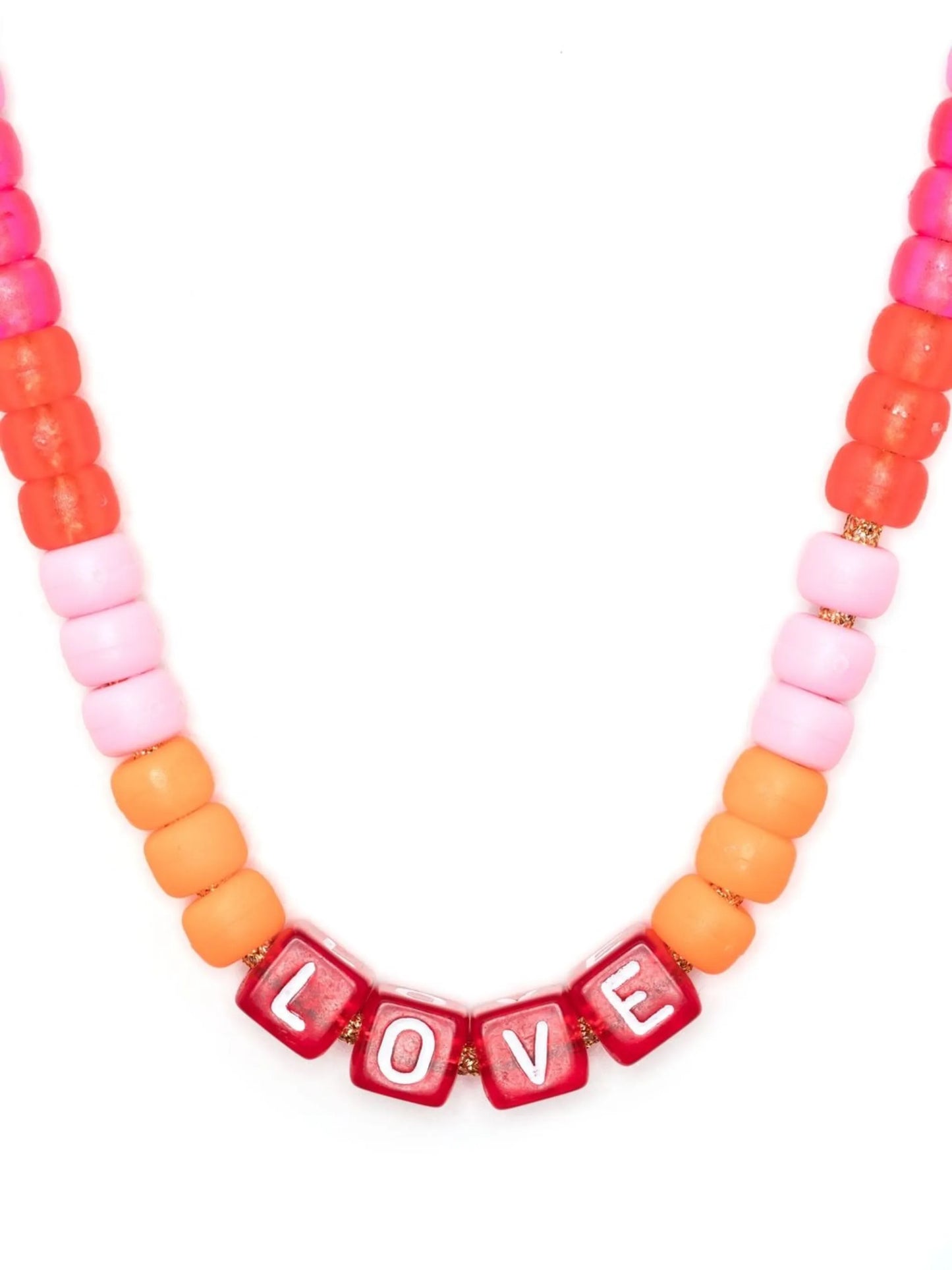 Love beaded necklace