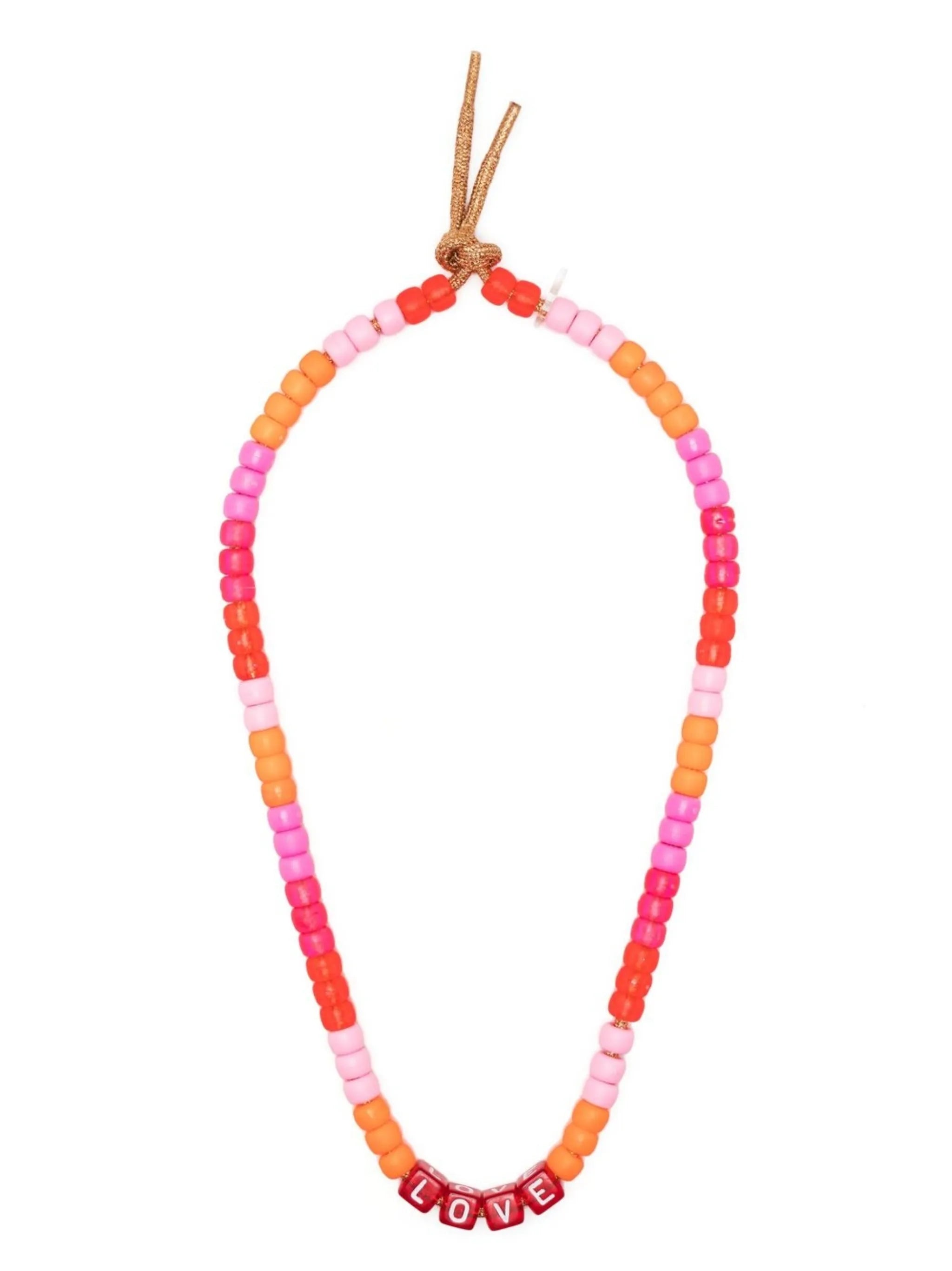 Love beaded necklace