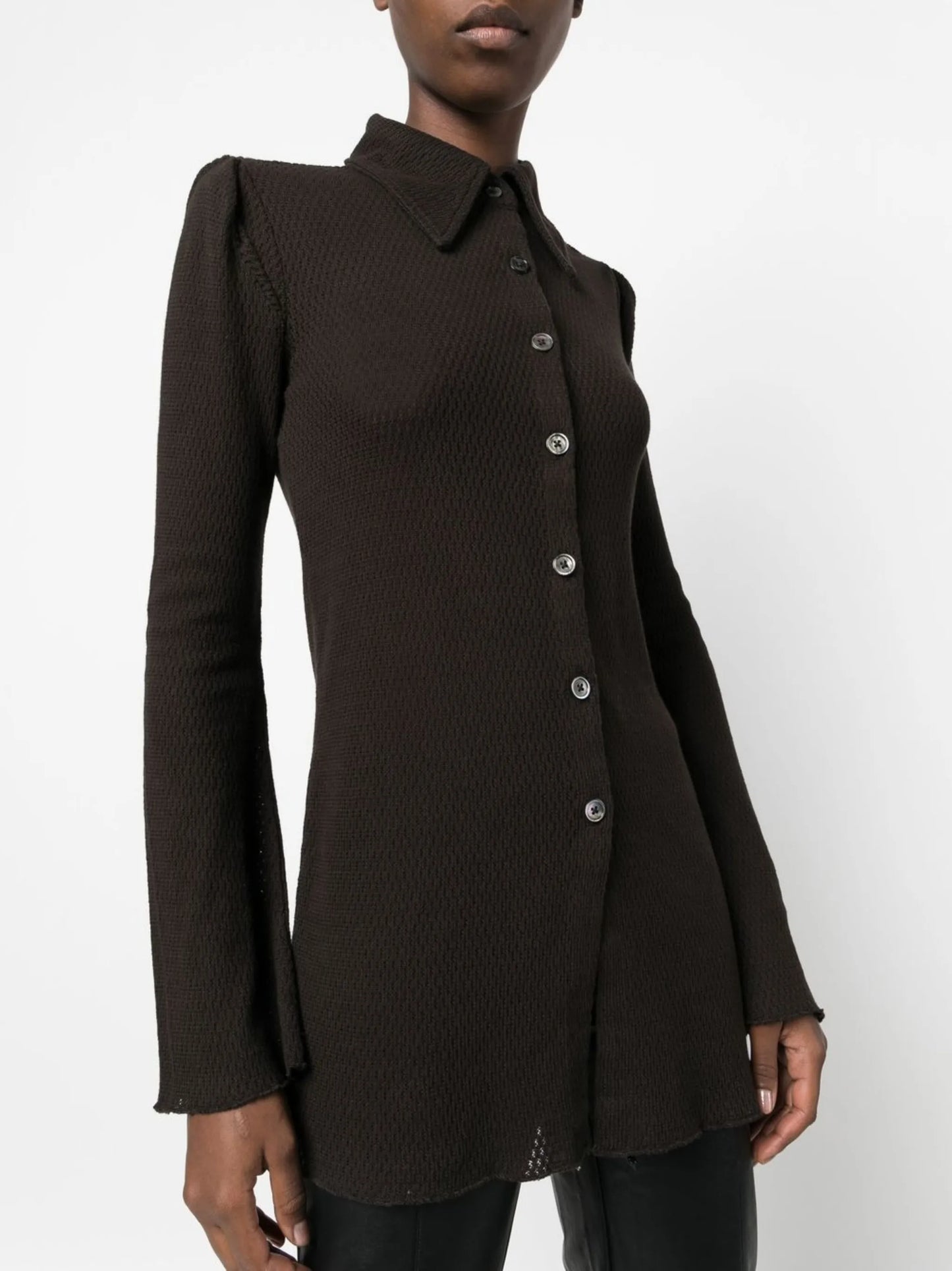 long-sleeve button-up shirt