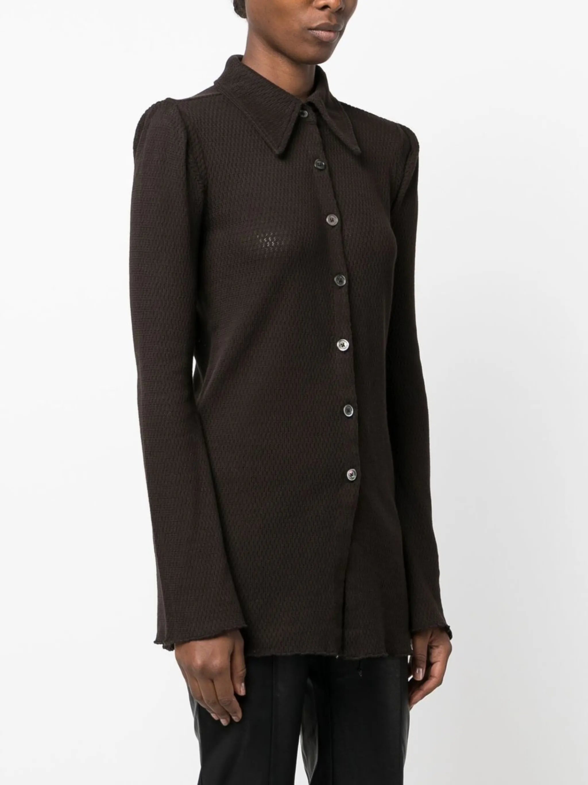 long-sleeve button-up shirt