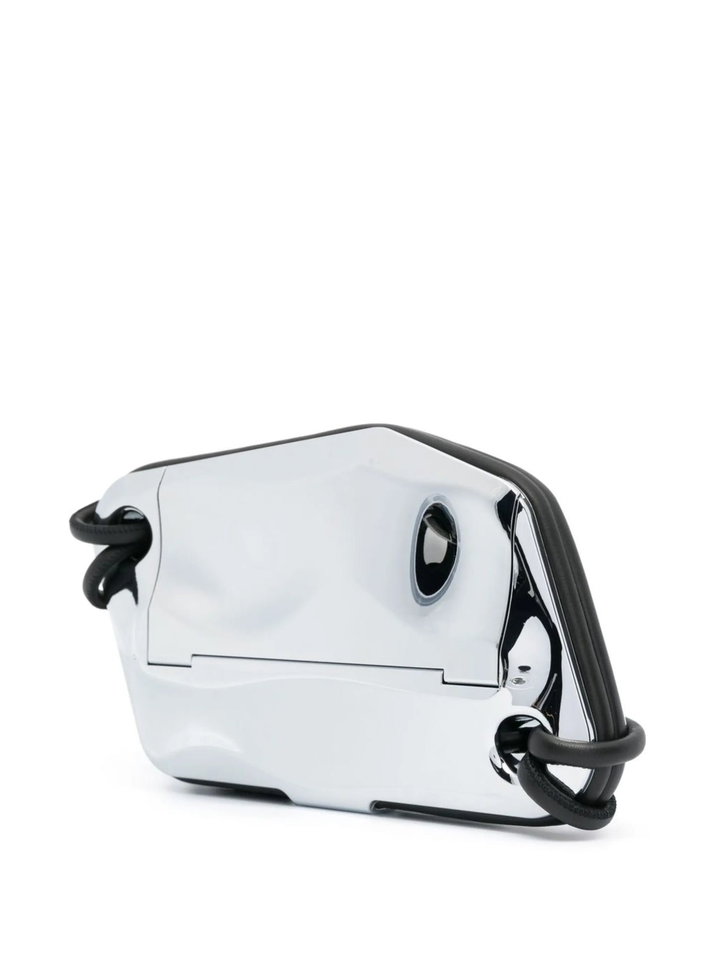 engraved-logo crossbody bag