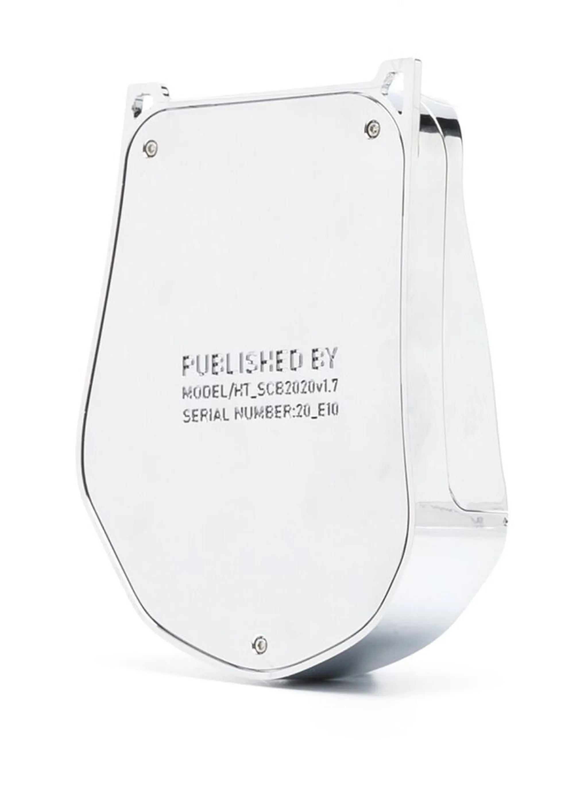 engraved-logo chrome mini bag