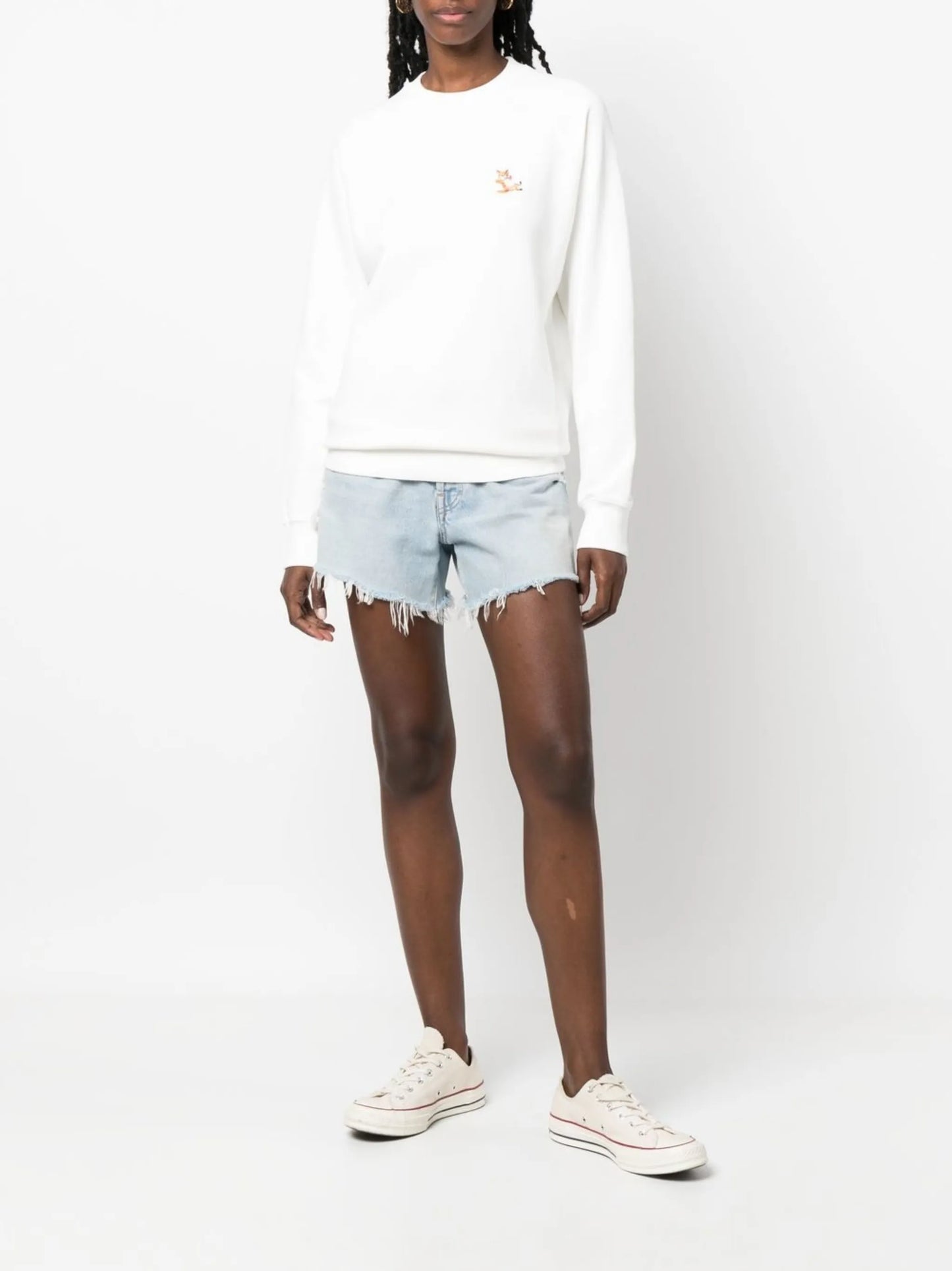 logo patch sweatshirt