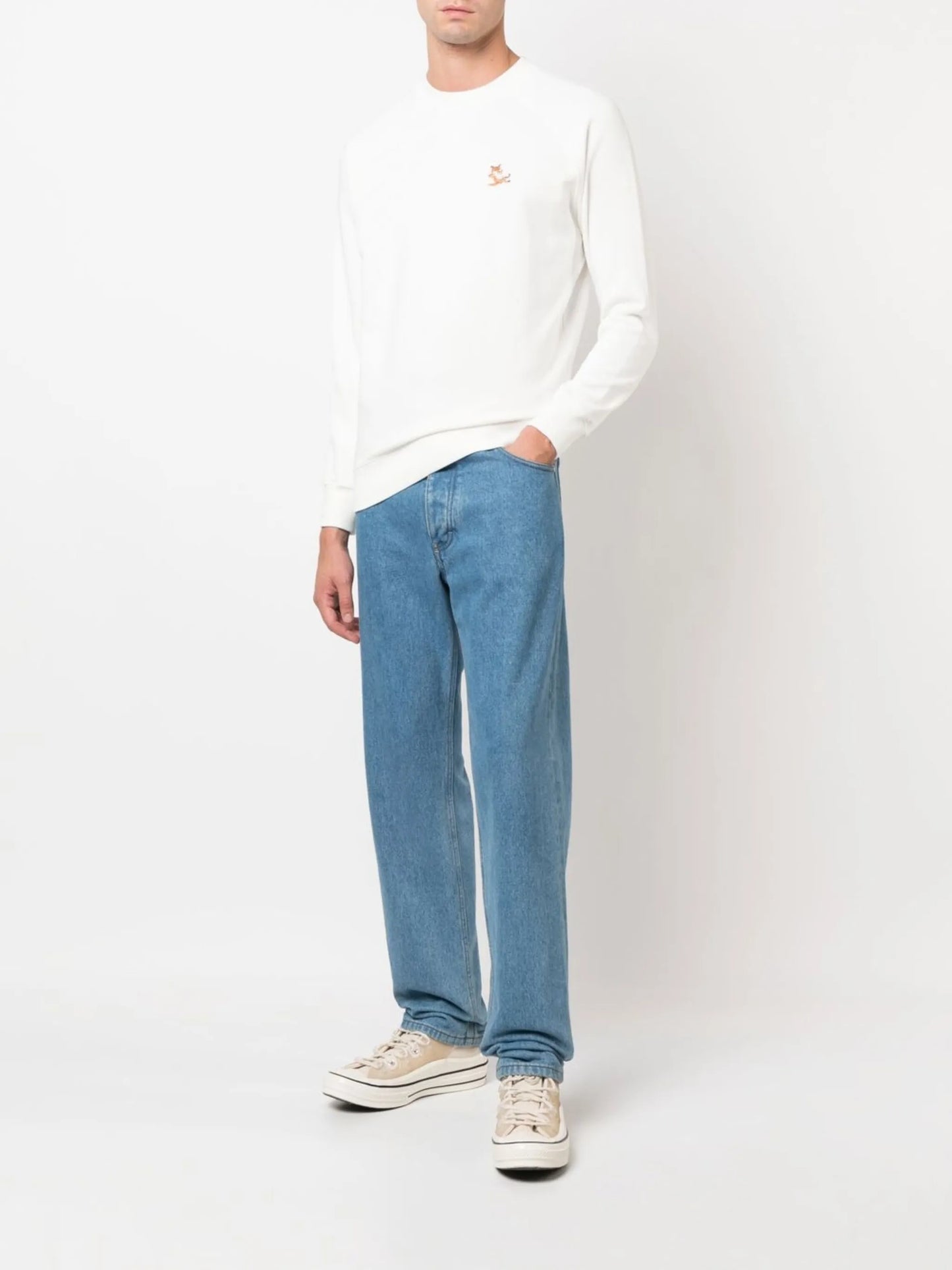 logo patch sweatshirt