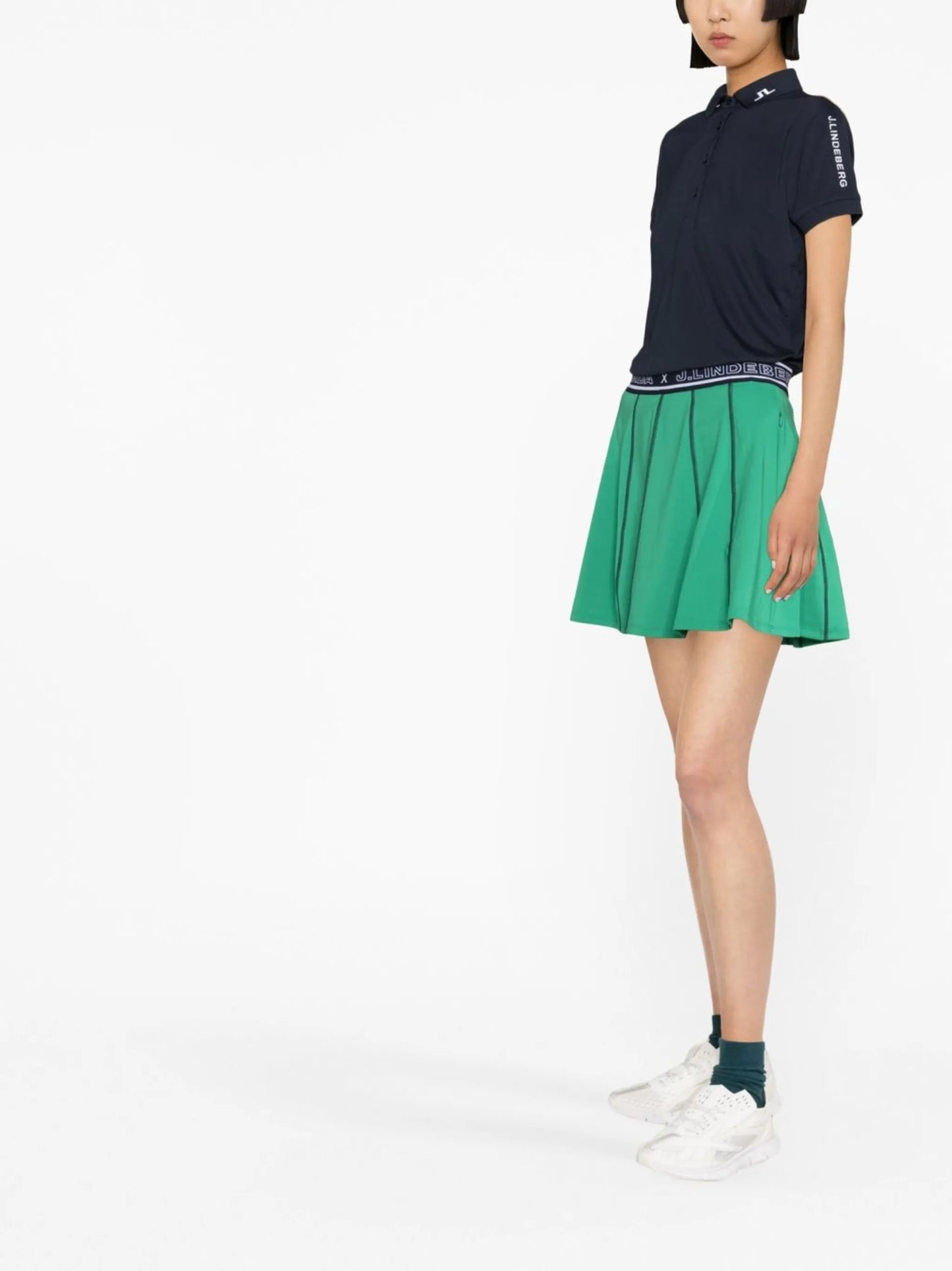 embroidered-logo polo top
