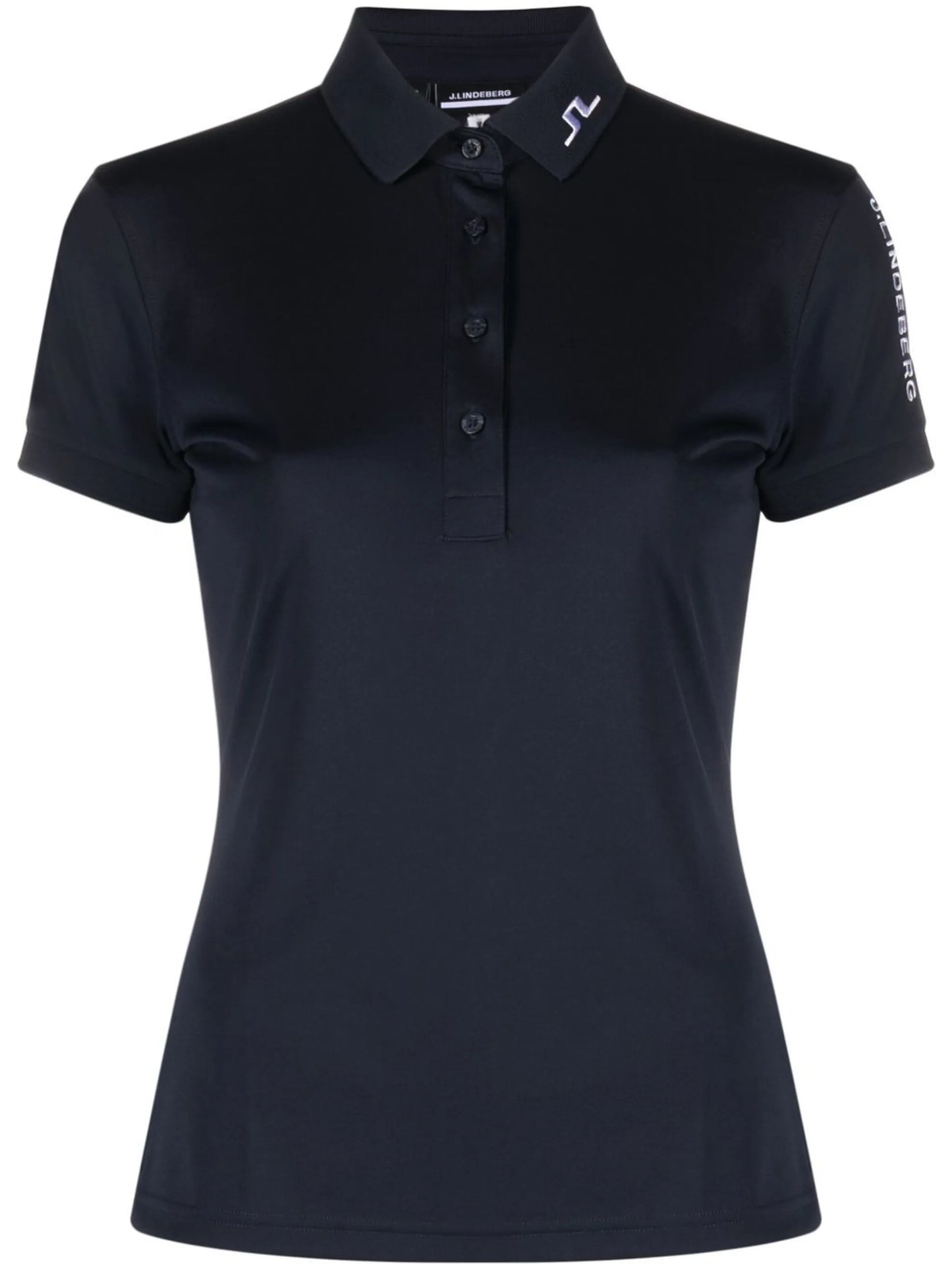 embroidered-logo polo top