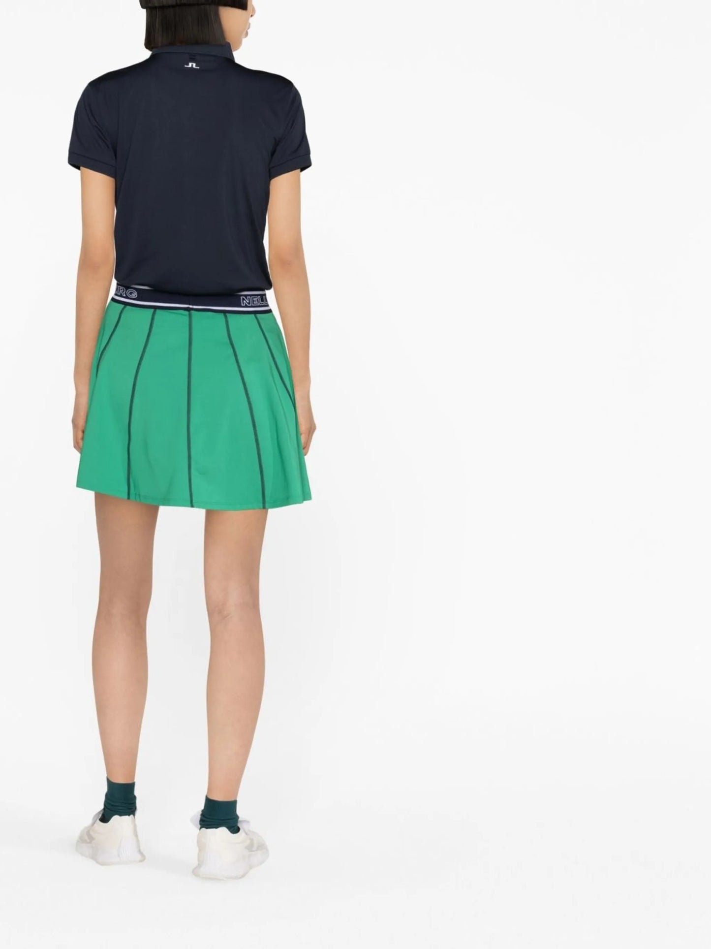 embroidered-logo polo top