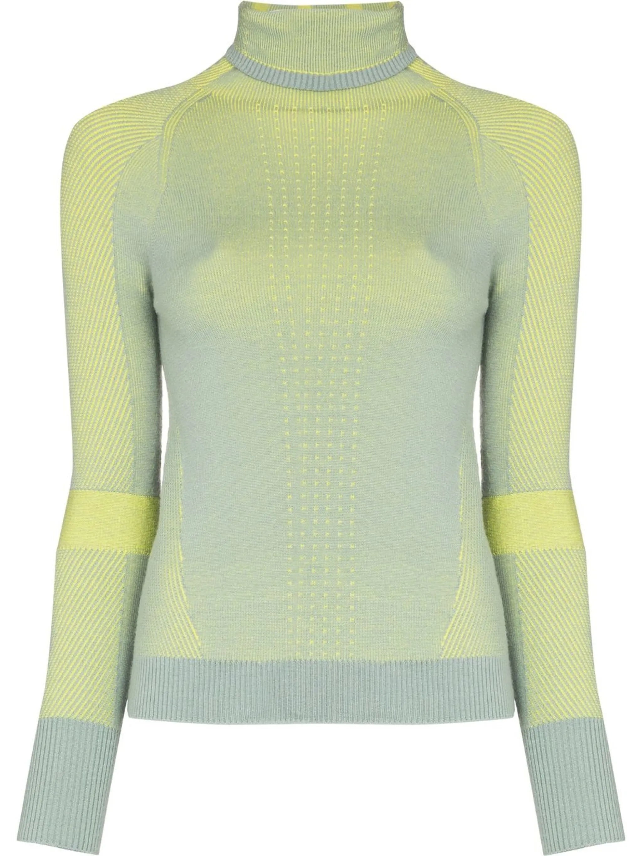 high neck knitted top