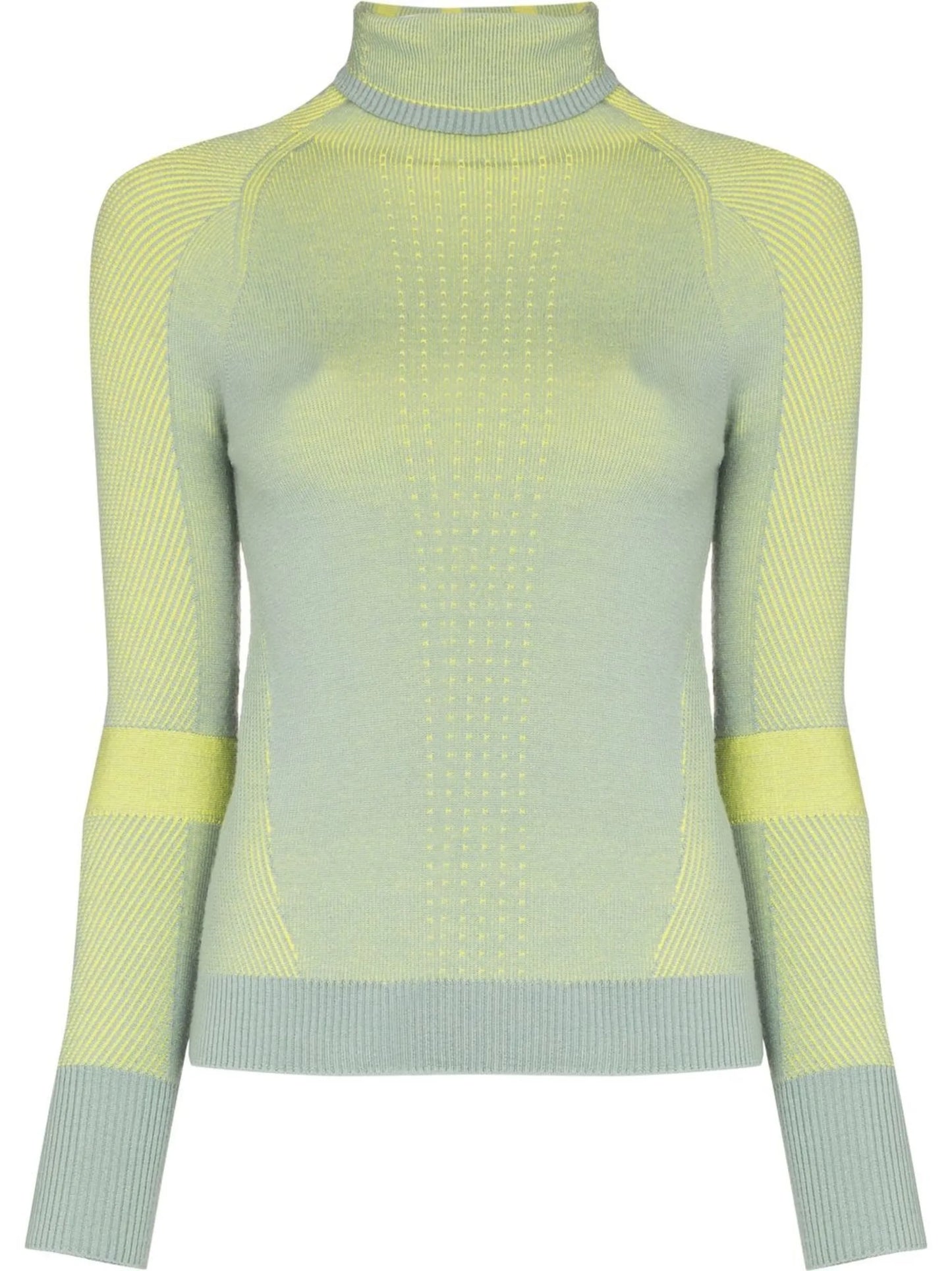 high neck knitted top