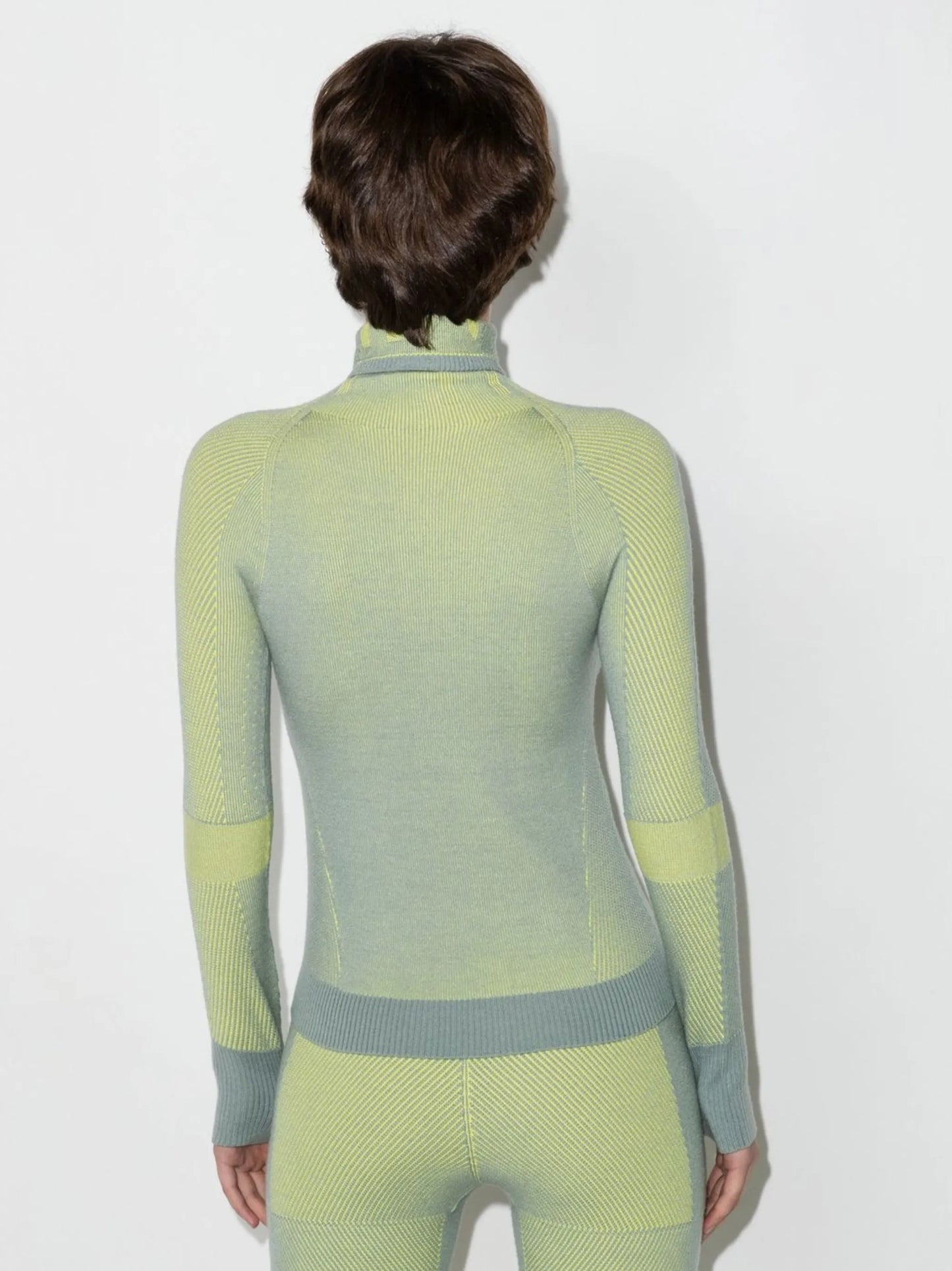 high neck knitted top