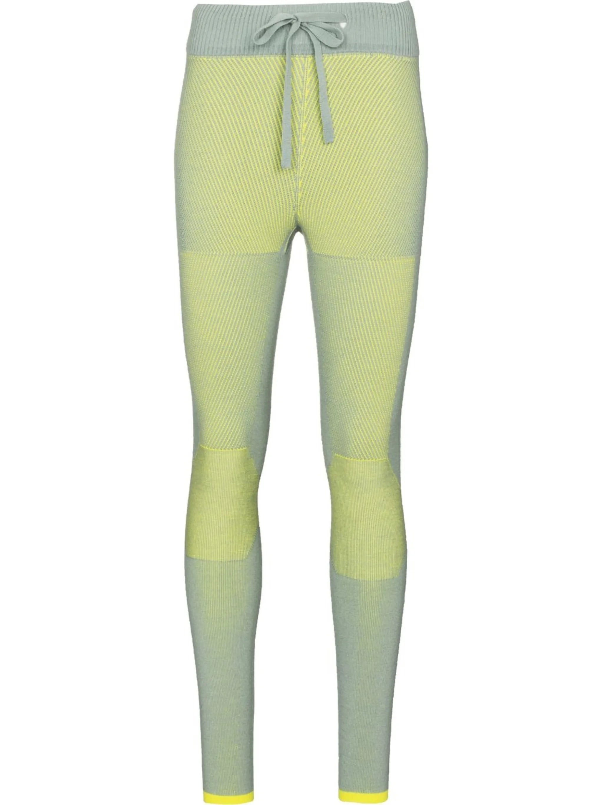 drawstring knitted trousers