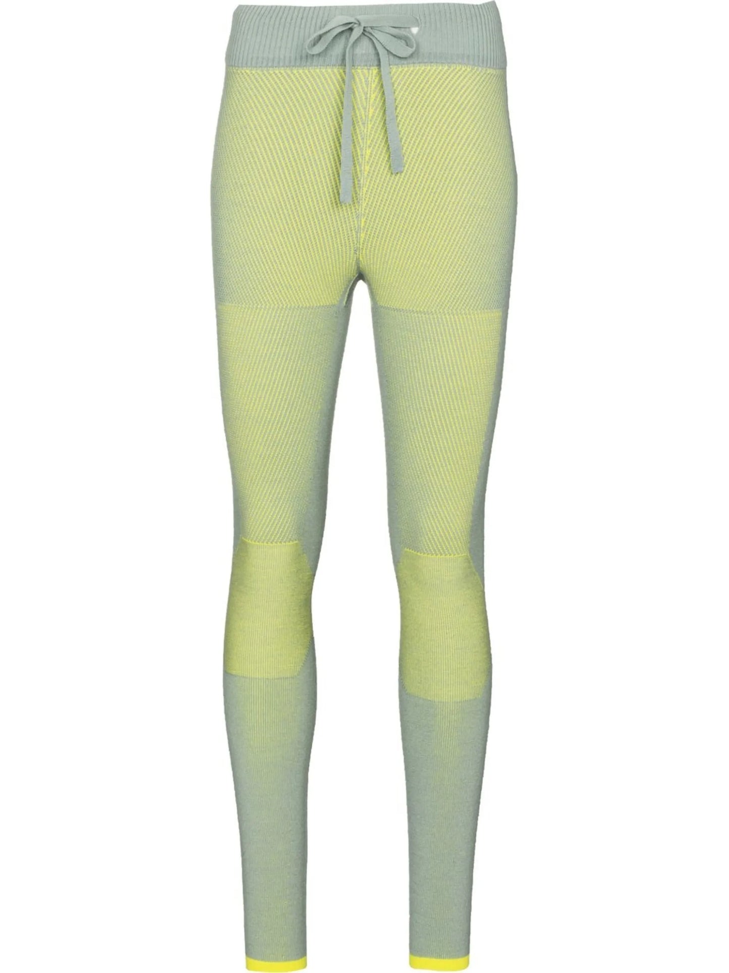 drawstring knitted trousers