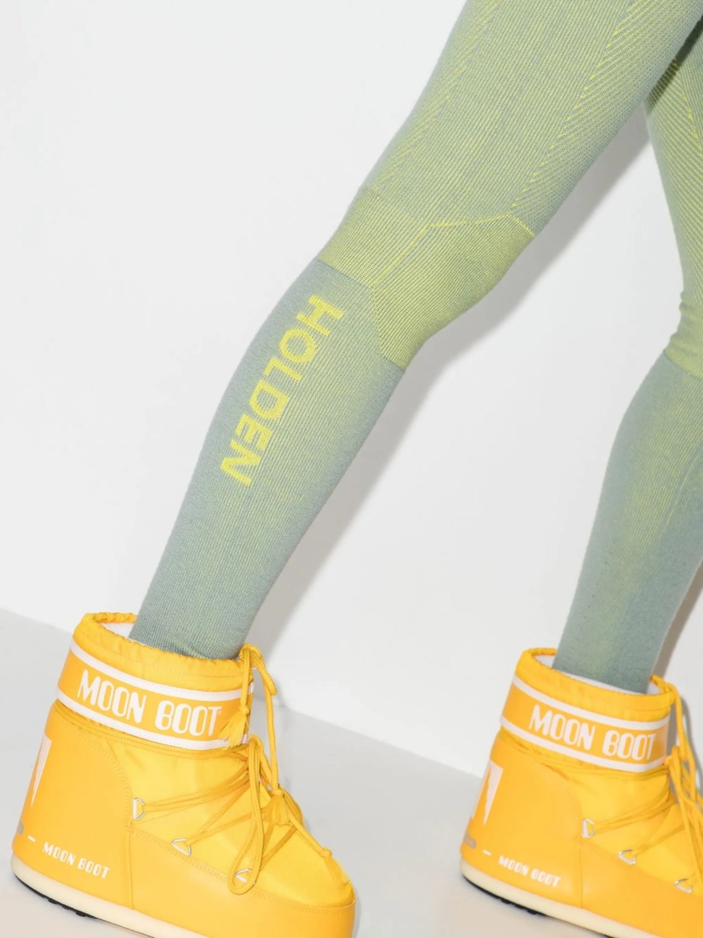 drawstring knitted trousers
