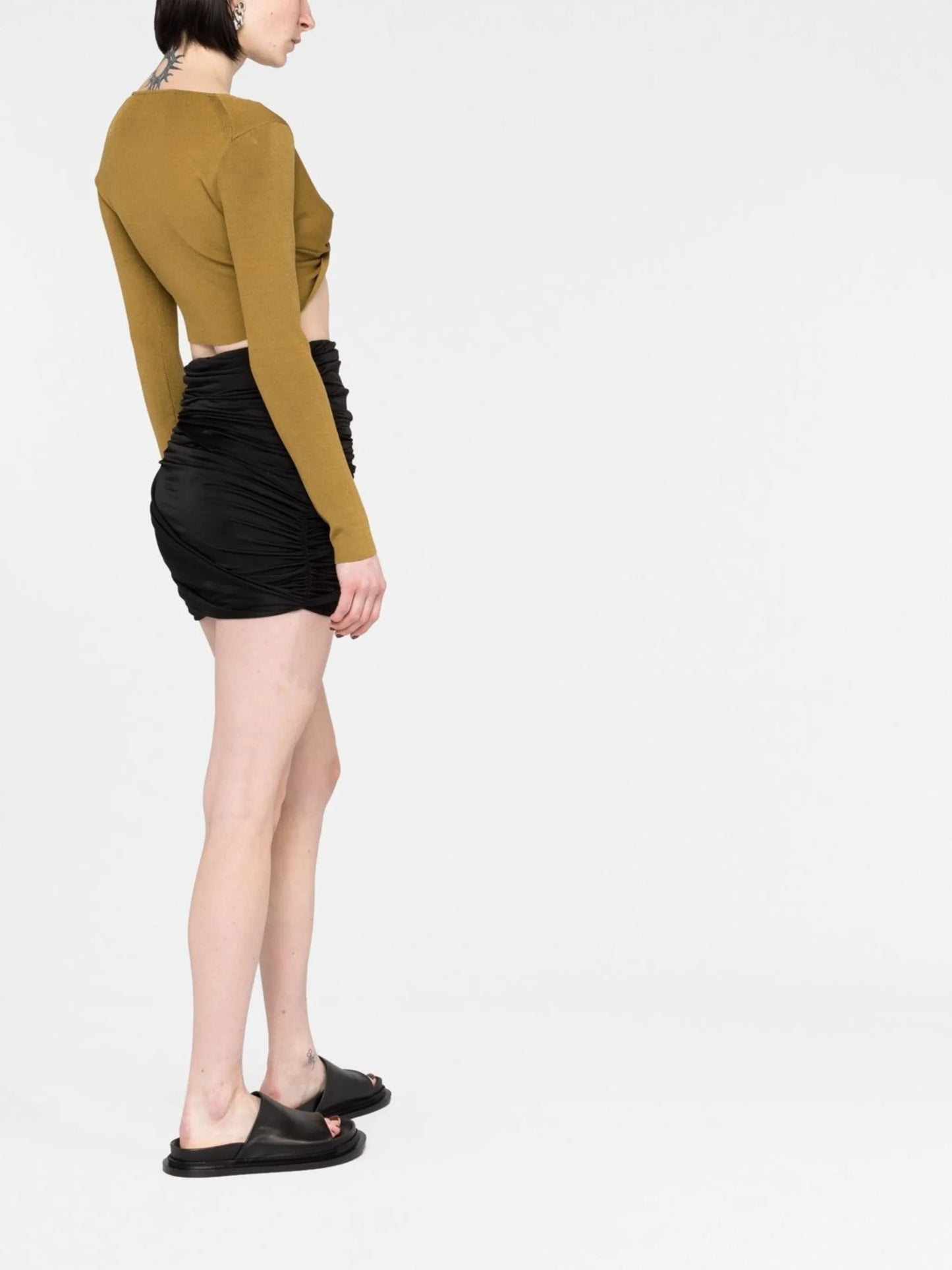 Sabile ruched mini skirt
