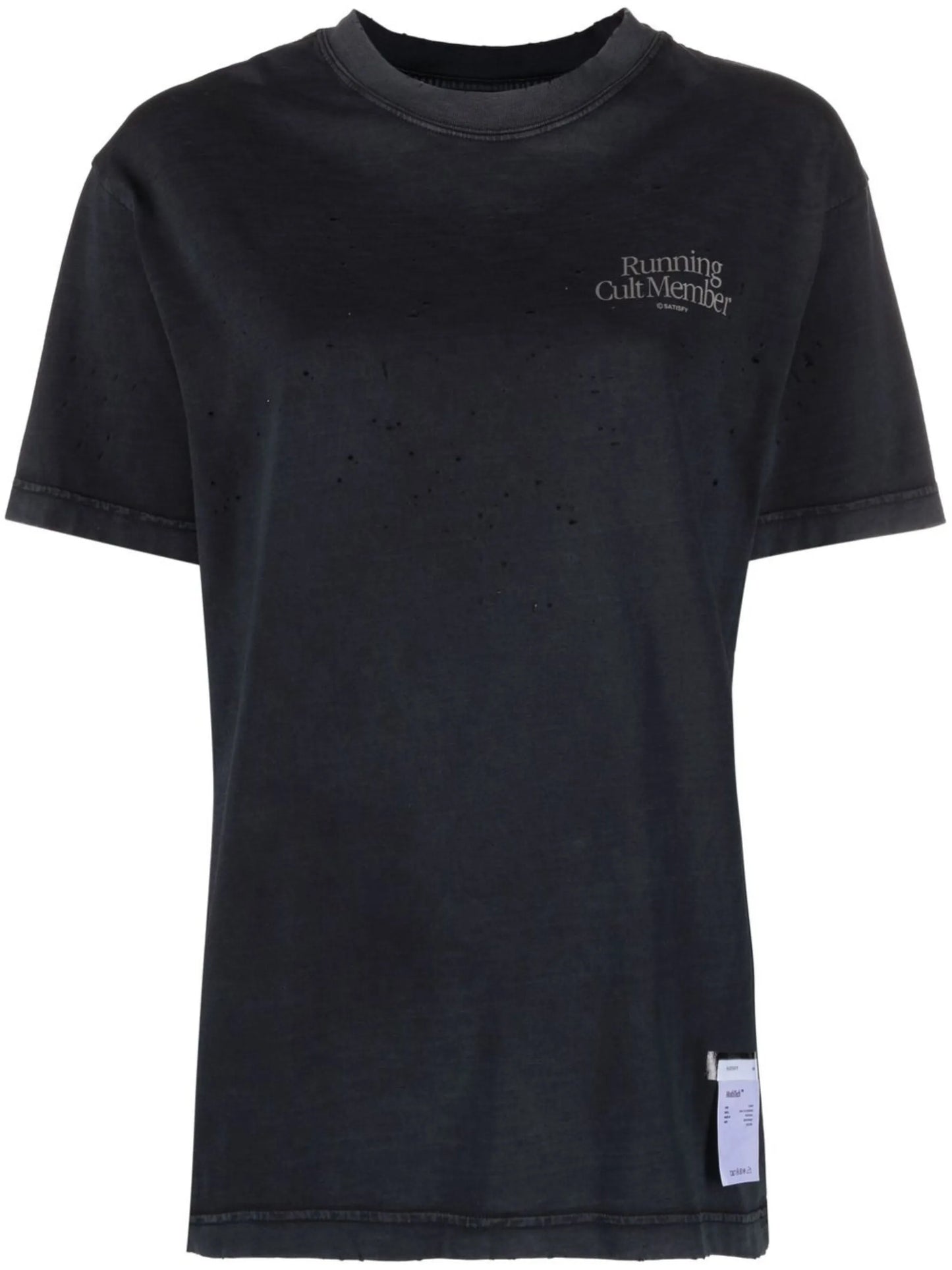 distressed organic cotton T-shirt