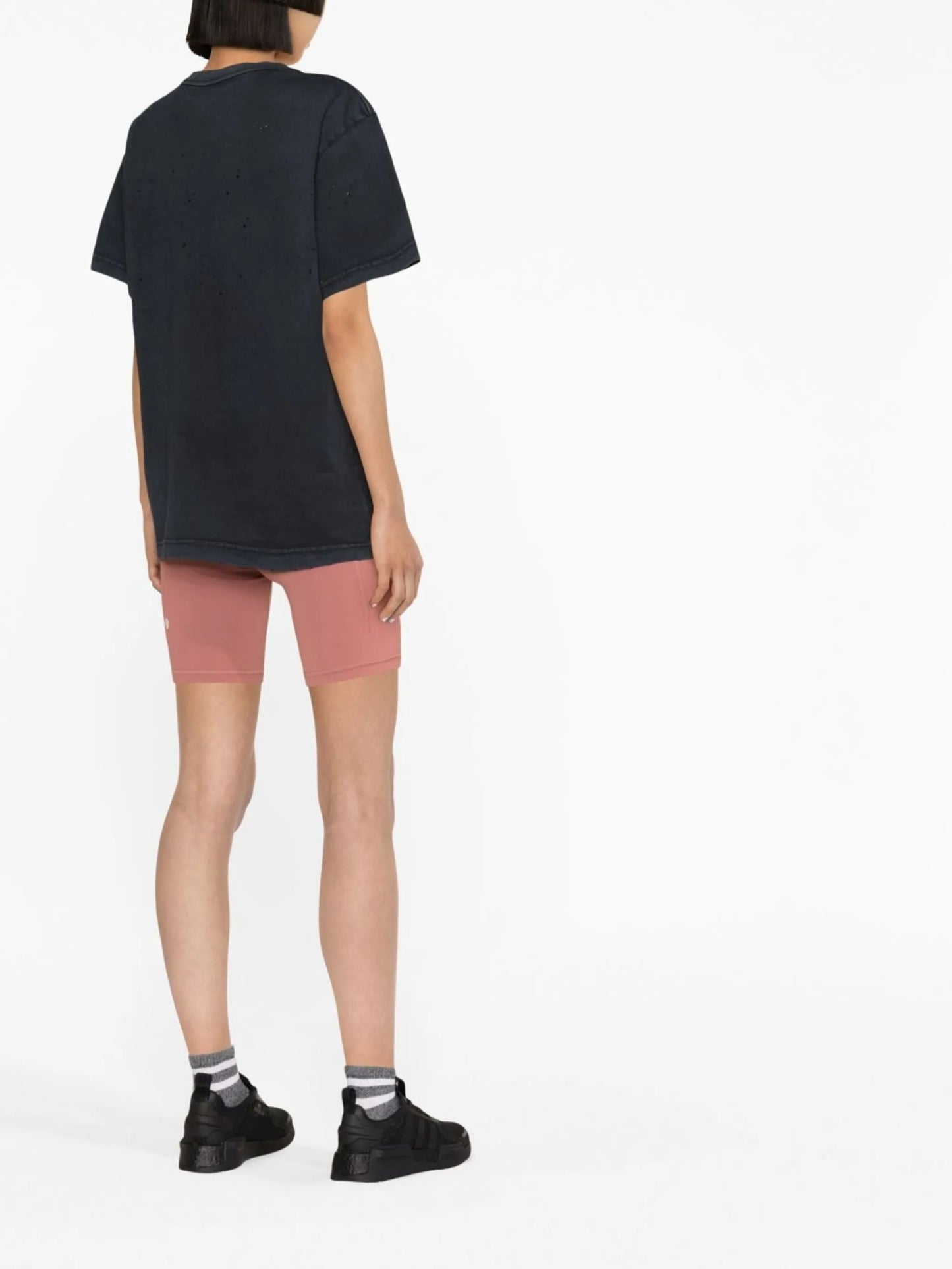 distressed organic cotton T-shirt
